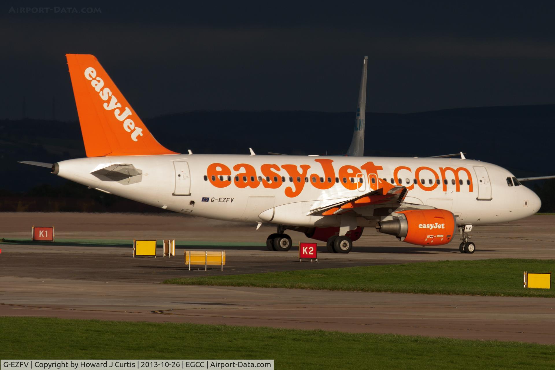 G-EZFV, 2010 Airbus A319-111 C/N 4327, easyJet.