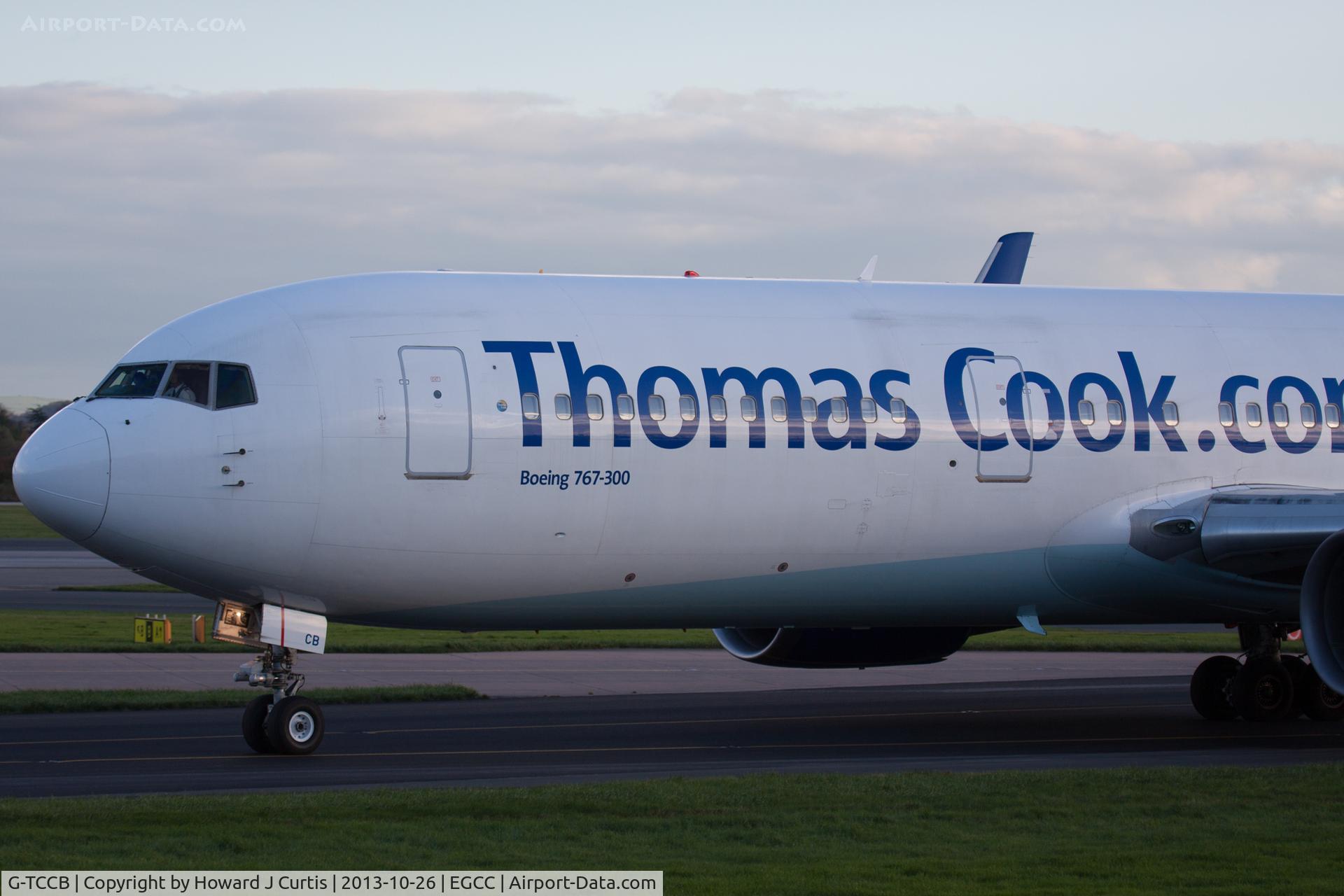 G-TCCB, 1997 Boeing 767-31K C/N 28865, Thomas Cook, close up of the nose.