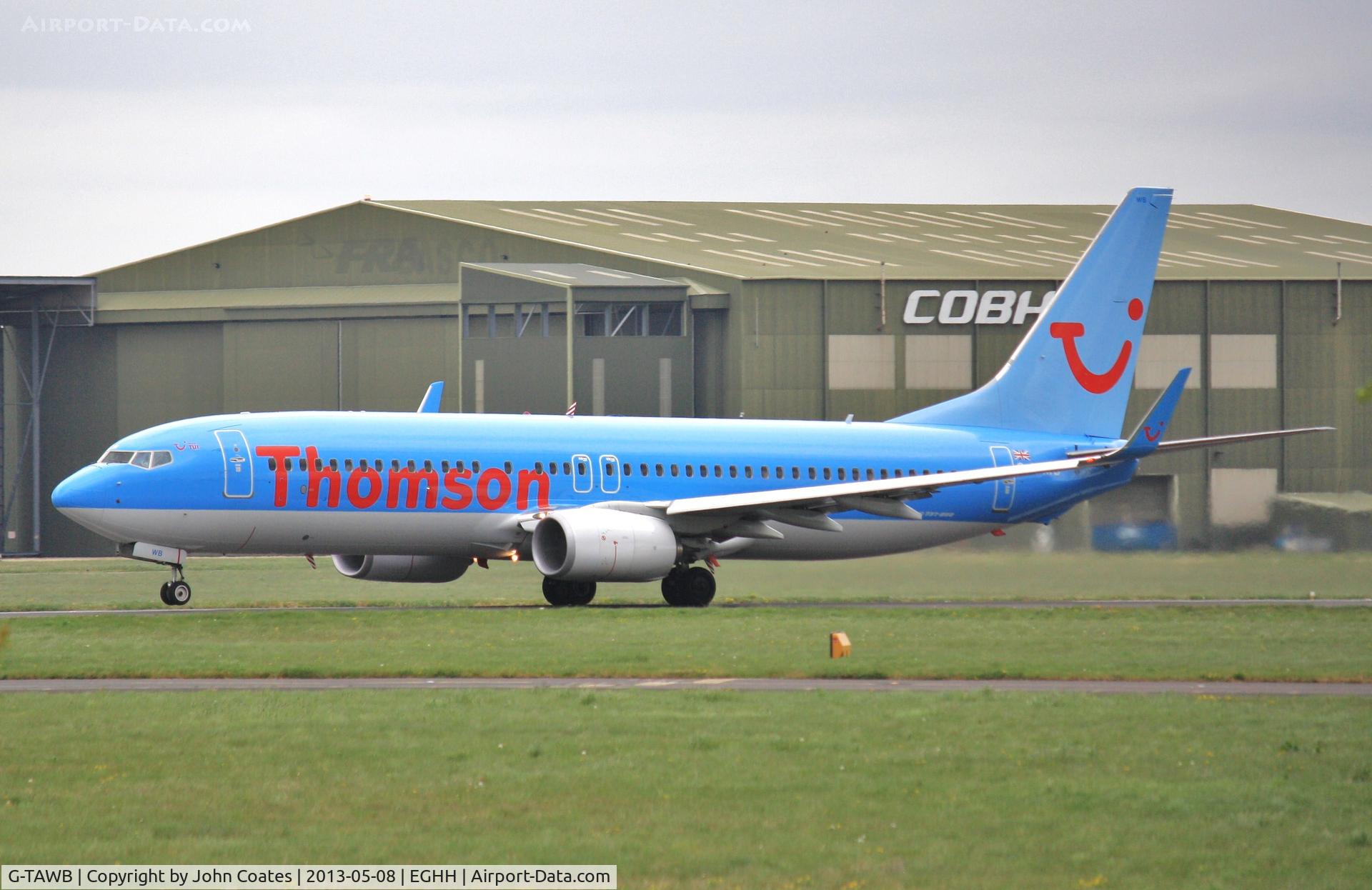 G-TAWB, 2012 Boeing 737-8K5 C/N 37242, Rotating off 26