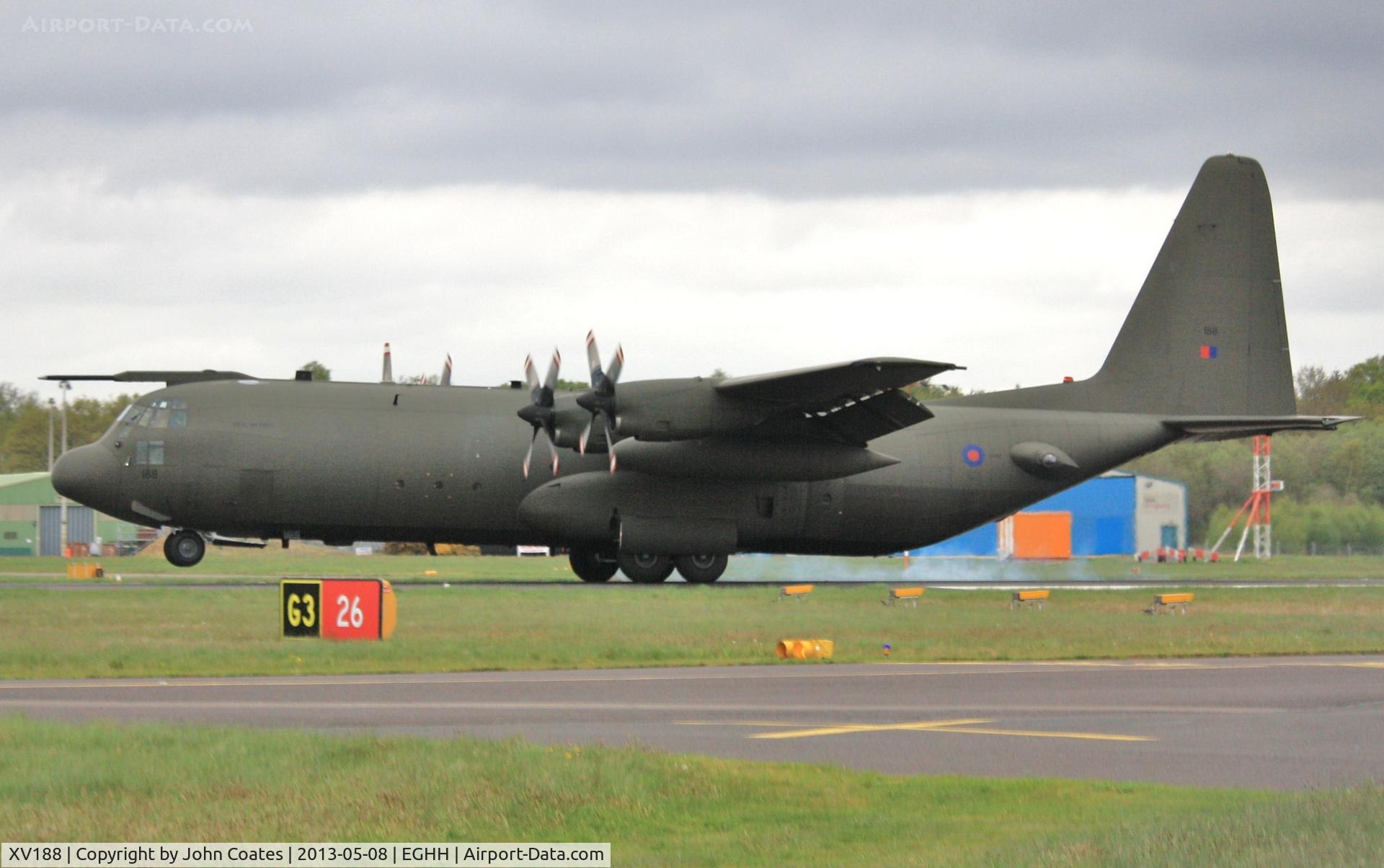 XV188, 1967 Lockheed C-130K Hercules C.3A C/N 382-4206, Touchdown 26