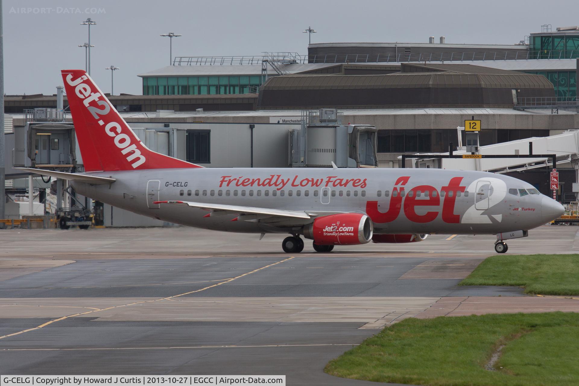 G-CELG, 1988 Boeing 737-377 C/N 24303, Jet2, taxiing out.