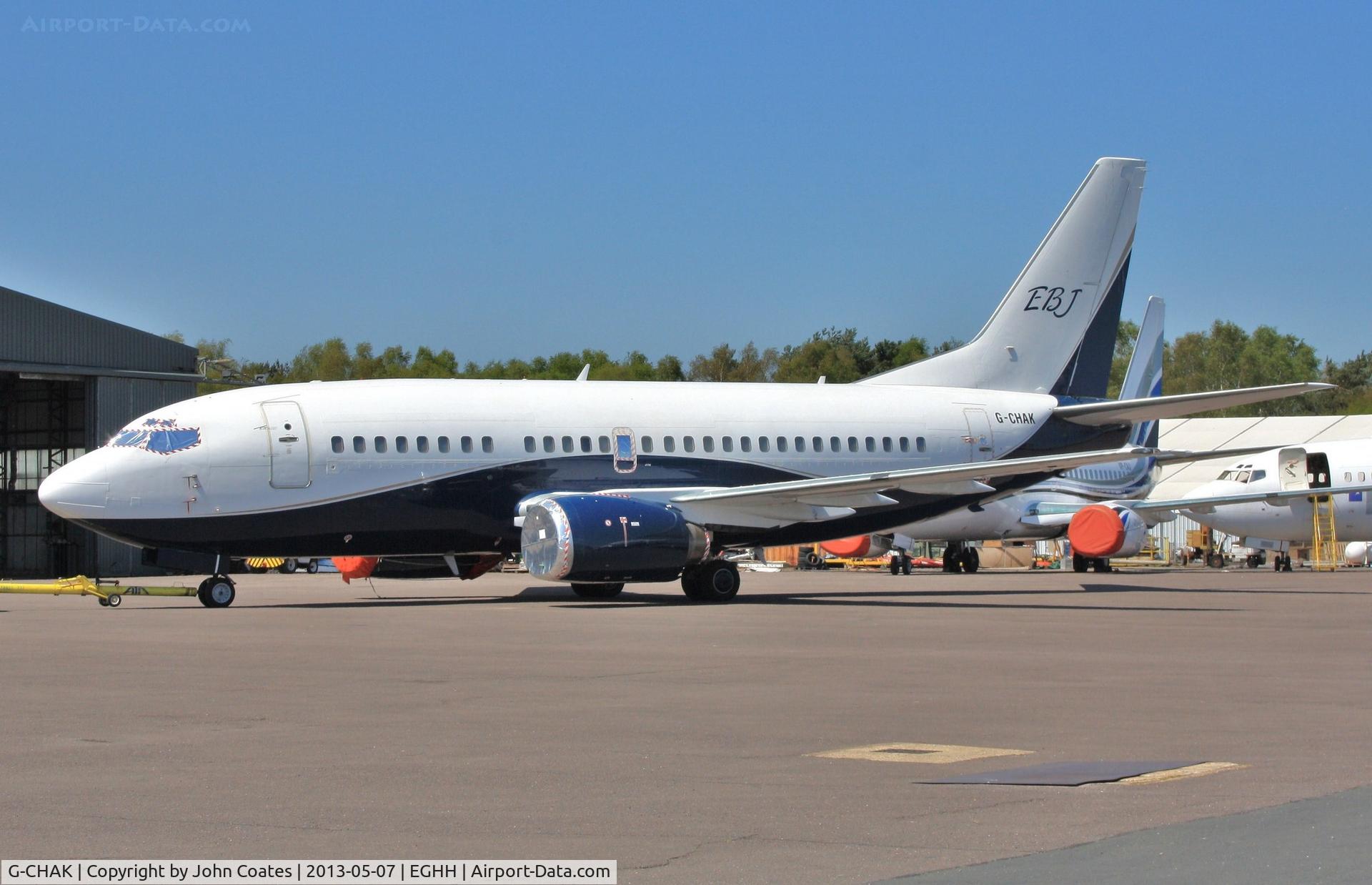 G-CHAK, 1991 Boeing 737-505 C/N 24647, Sealed up for storage at European