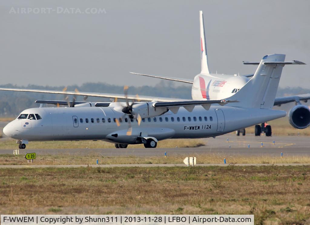F-WWEM, 2013 ATR 72-600 C/N 1124, C/n 1124 - For Air Caraïbes