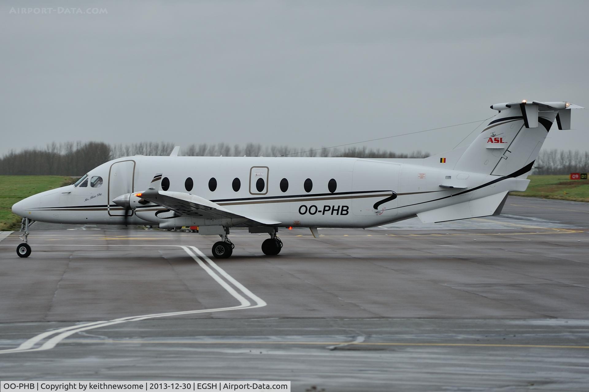 OO-PHB, 1994 Beech 1900D C/N UE-106, Nice visitor !