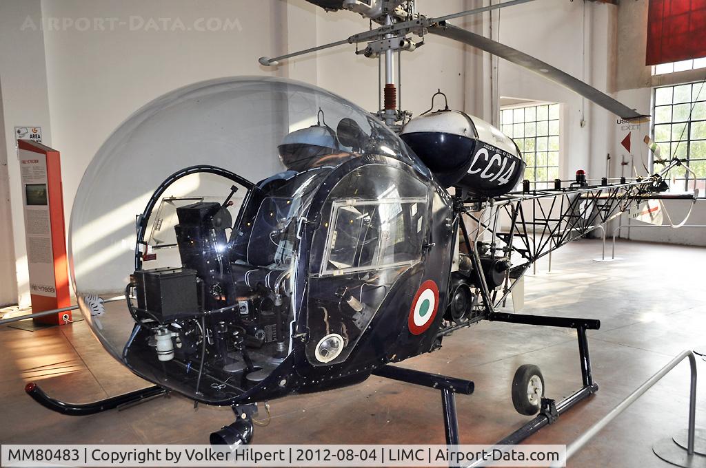 MM80483, Agusta AB-47G-3B-1 C/N 1616, at Volandia Museum