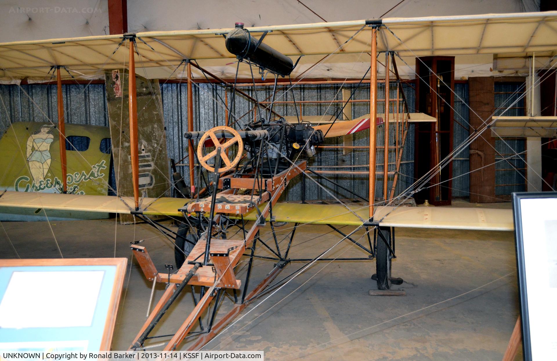 UNKNOWN, Miscellaneous Various C/N unknown, Early biplane at the Texas Air Museum