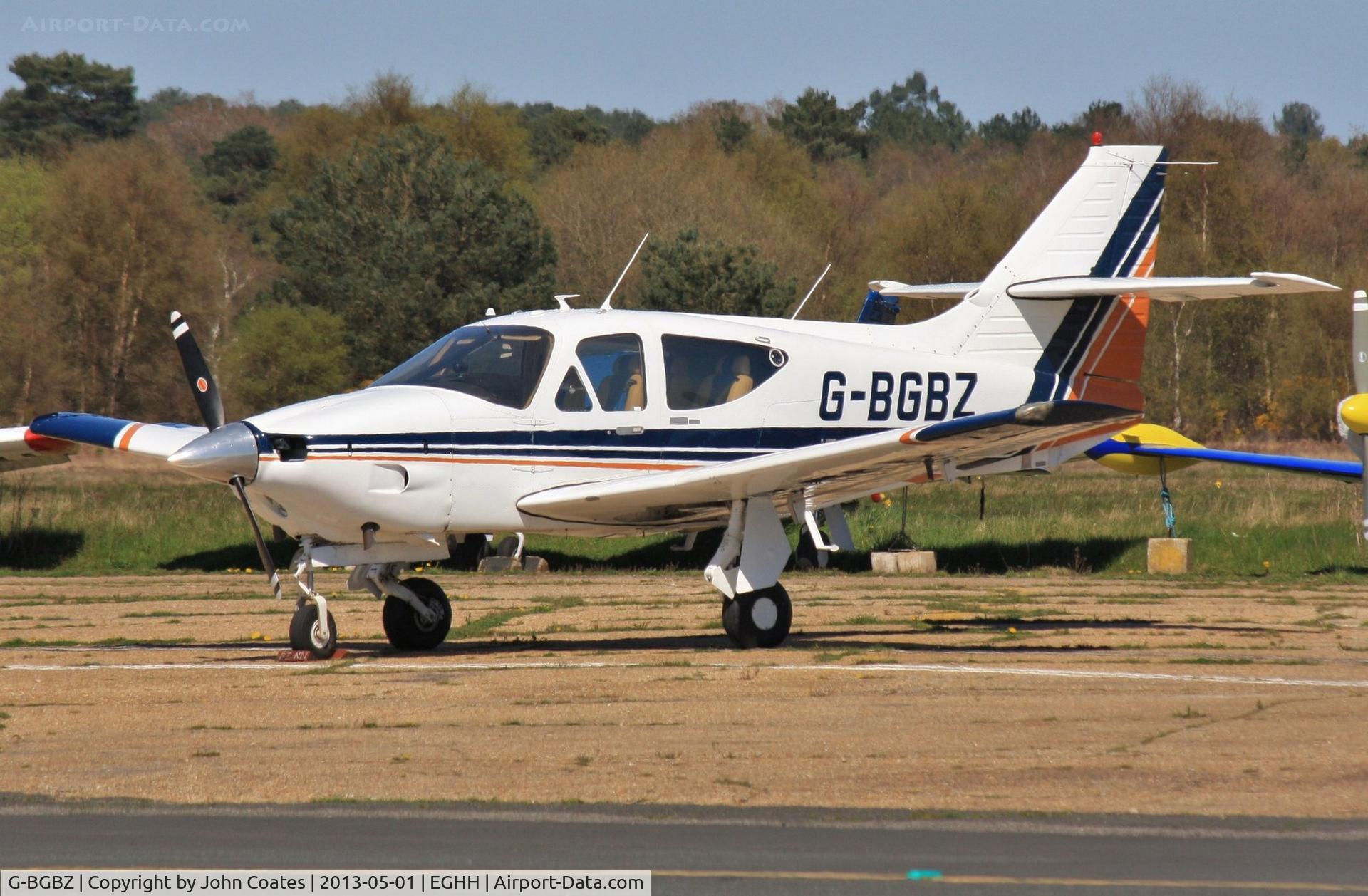 G-BGBZ, 1978 Rockwell Commander 114 C/N 14423, Parked at BHL