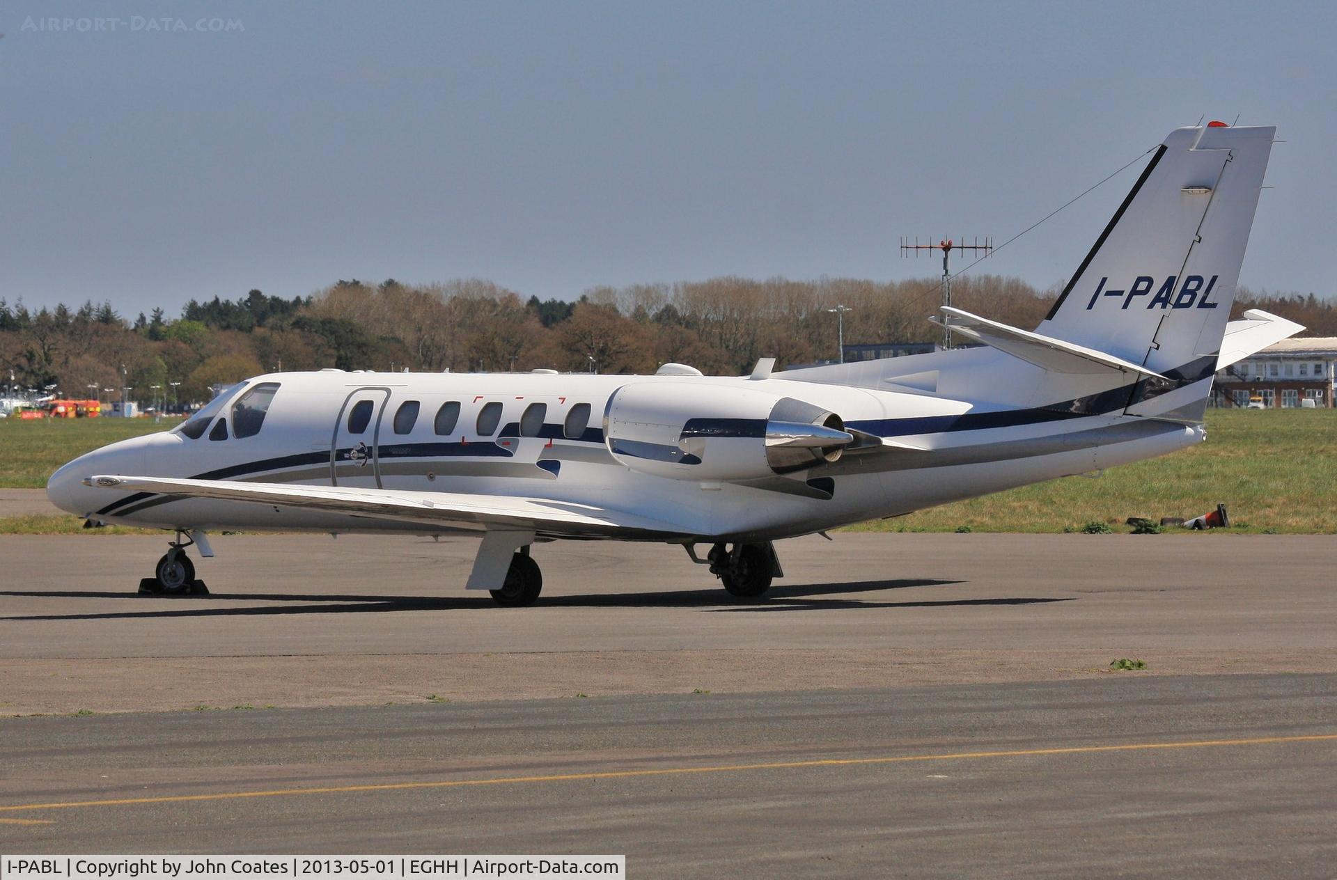 I-PABL, 2004 Cessna 550 Citation Bravo C/N 550-1083, Still waiting to go G reg
