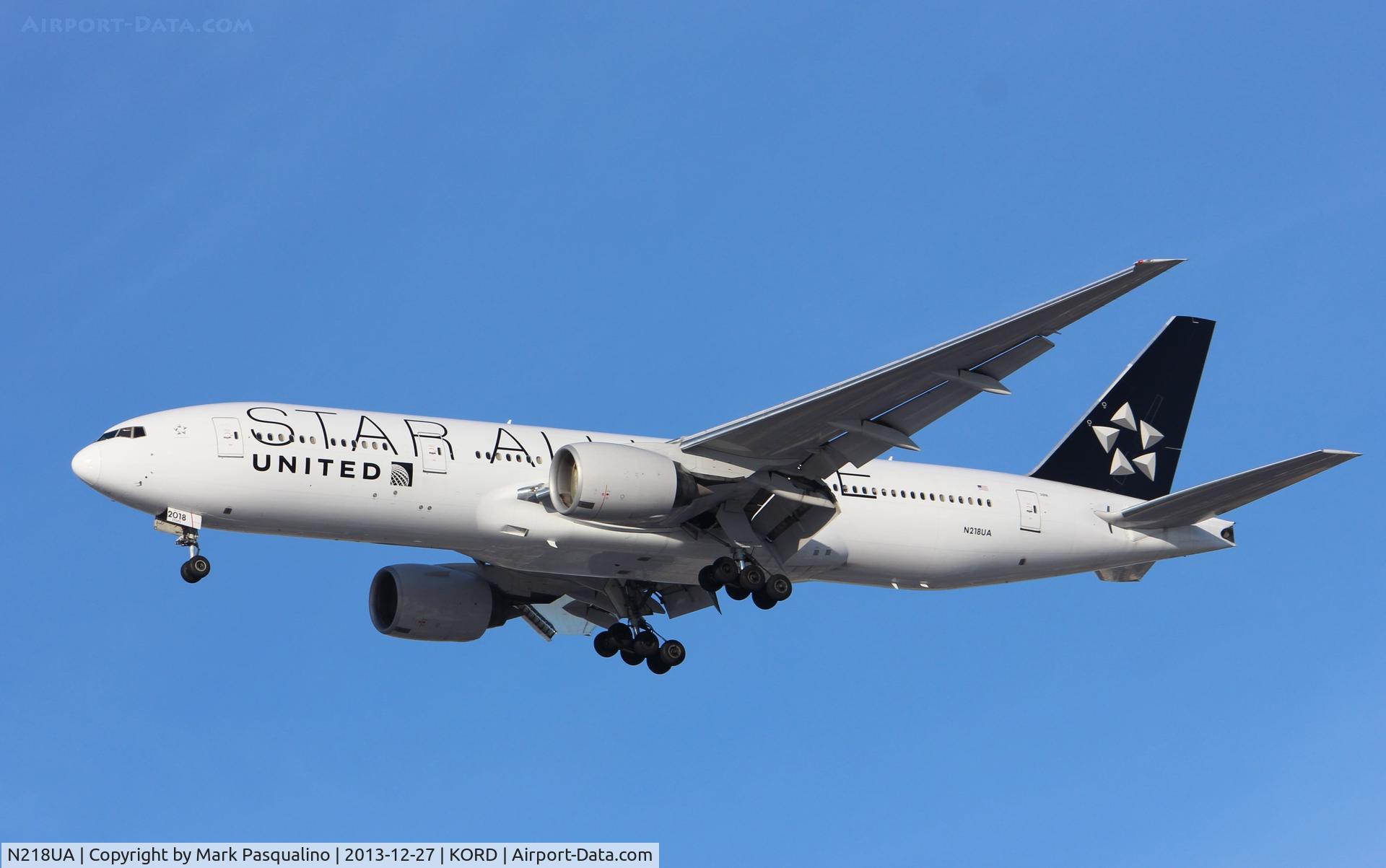 N218UA, 2001 Boeing 777-222 C/N 30222, Boeing 777-200