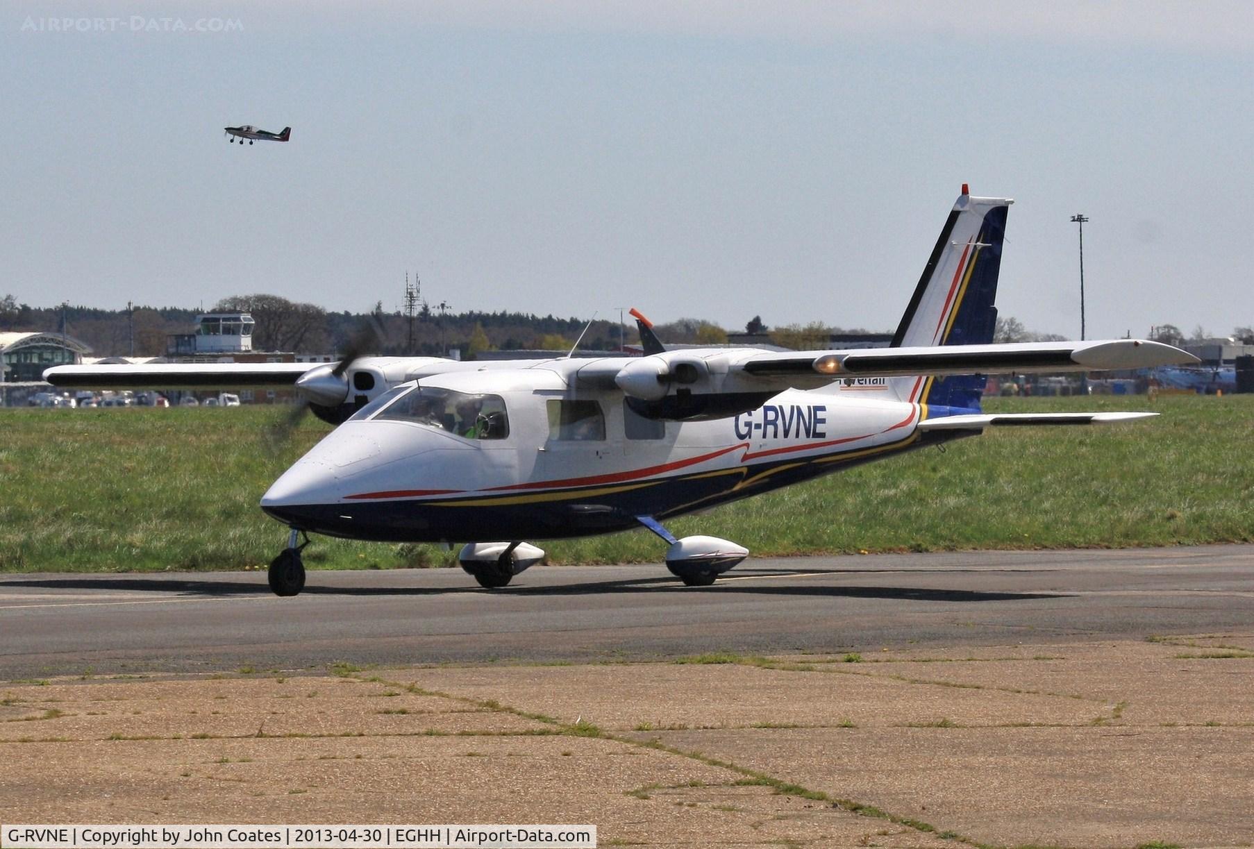 G-RVNE, 1977 Partenavia P-68B C/N 101, Taxiing to BHL