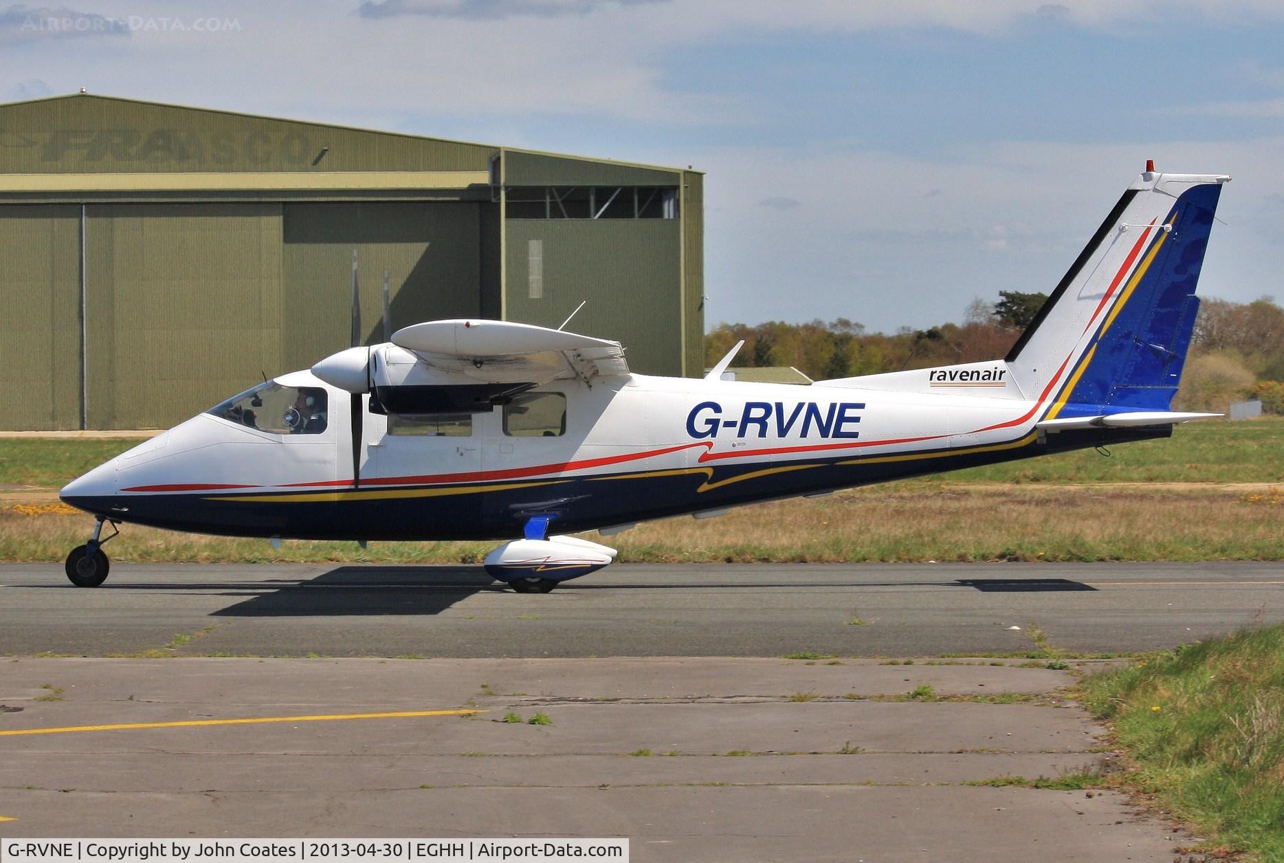G-RVNE, 1977 Partenavia P-68B C/N 101, Taxiing to BHL