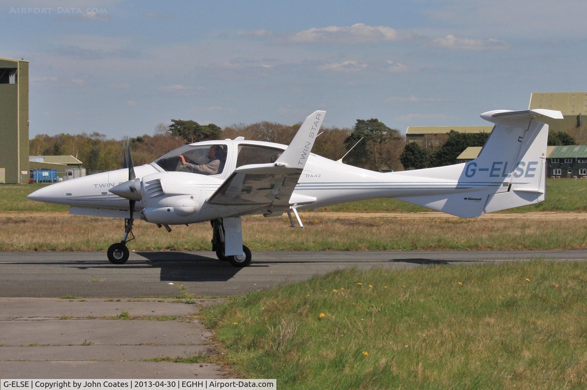 G-ELSE, 2006 Diamond DA-42 Twin Star C/N 42.114, Arriving to BHL