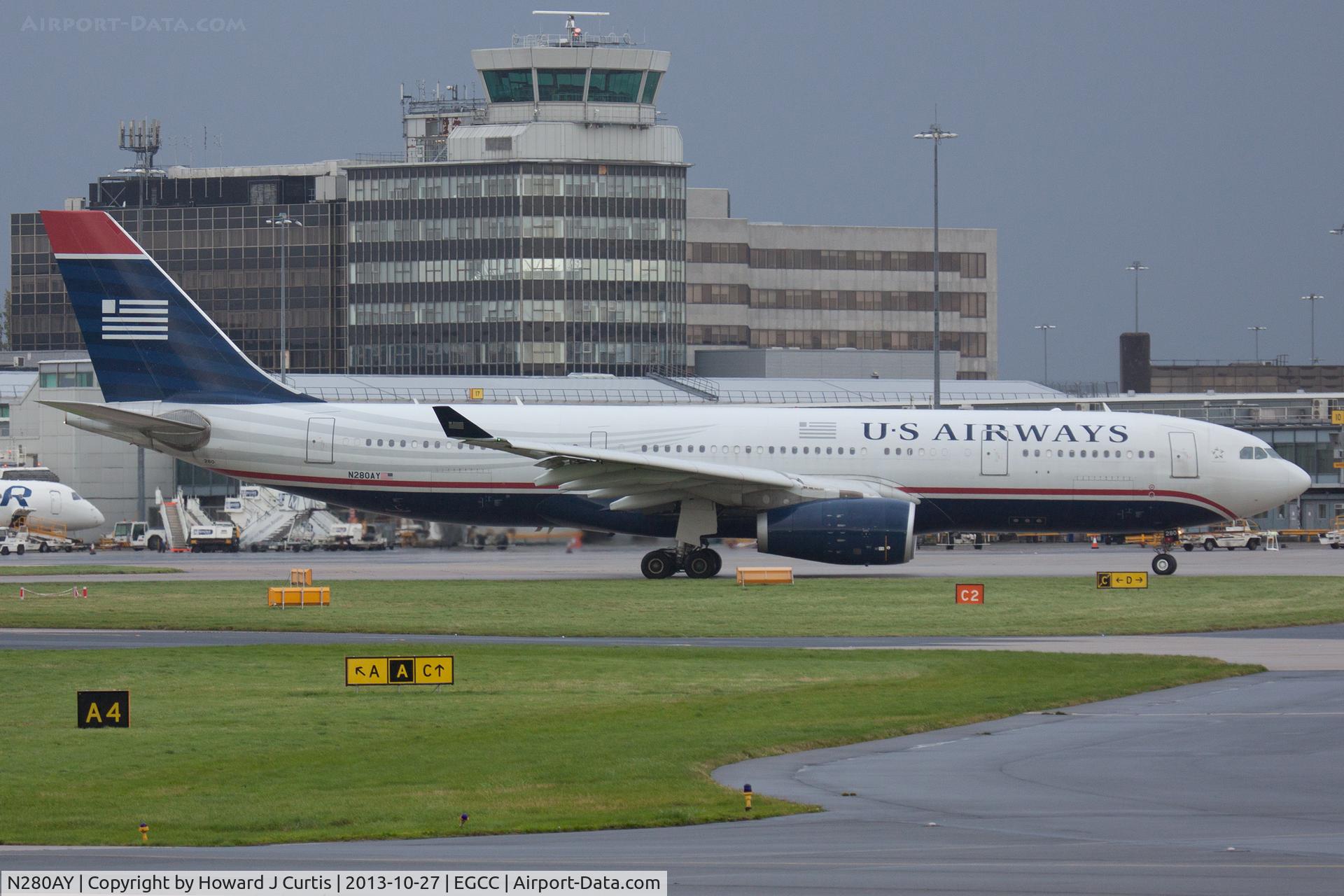 N280AY, 2009 Airbus A330-243 C/N 1022, US Air.