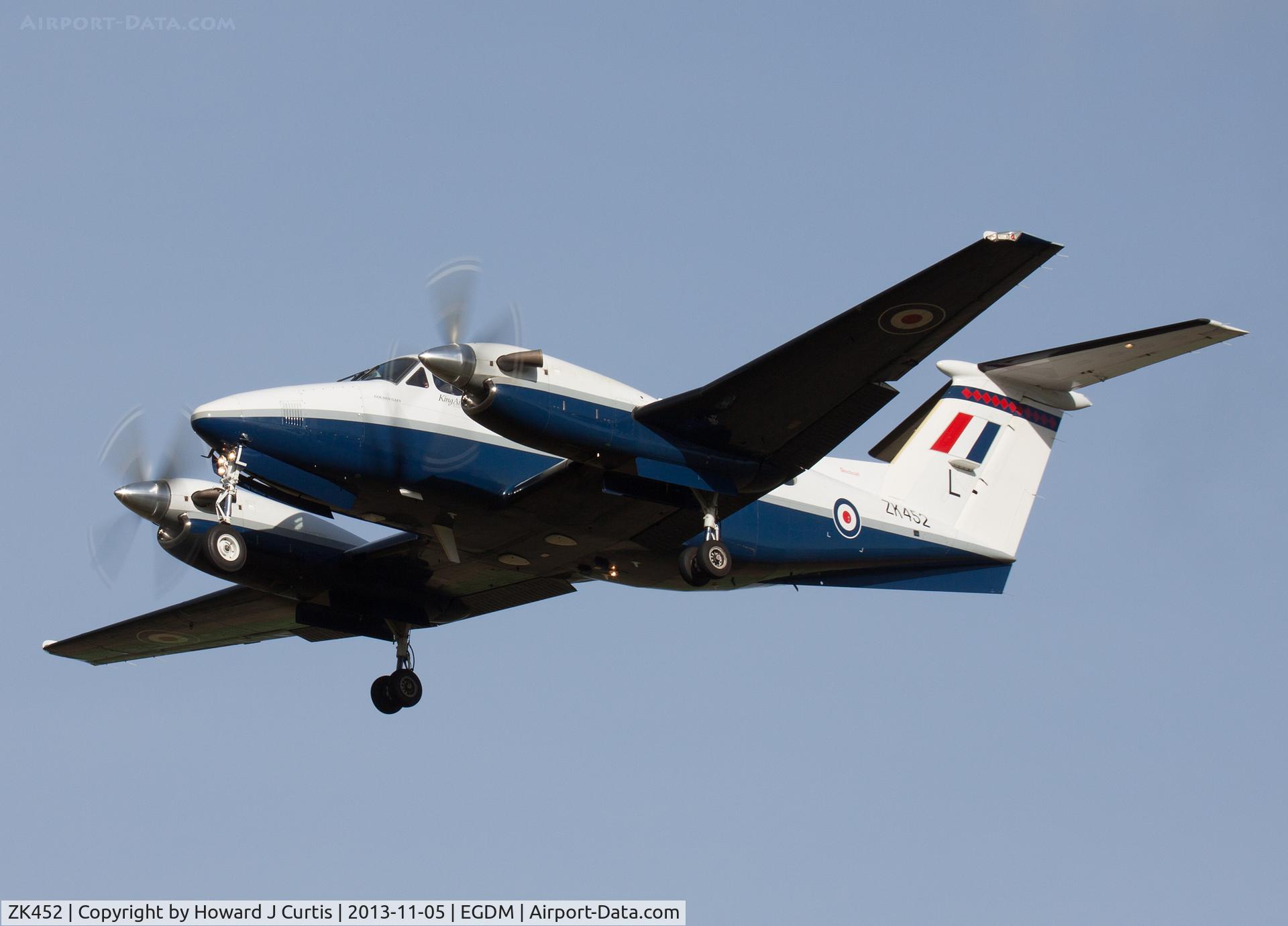 ZK452, 2003 Raytheon B200 King Air C/N BB-1832, 3 FTS.