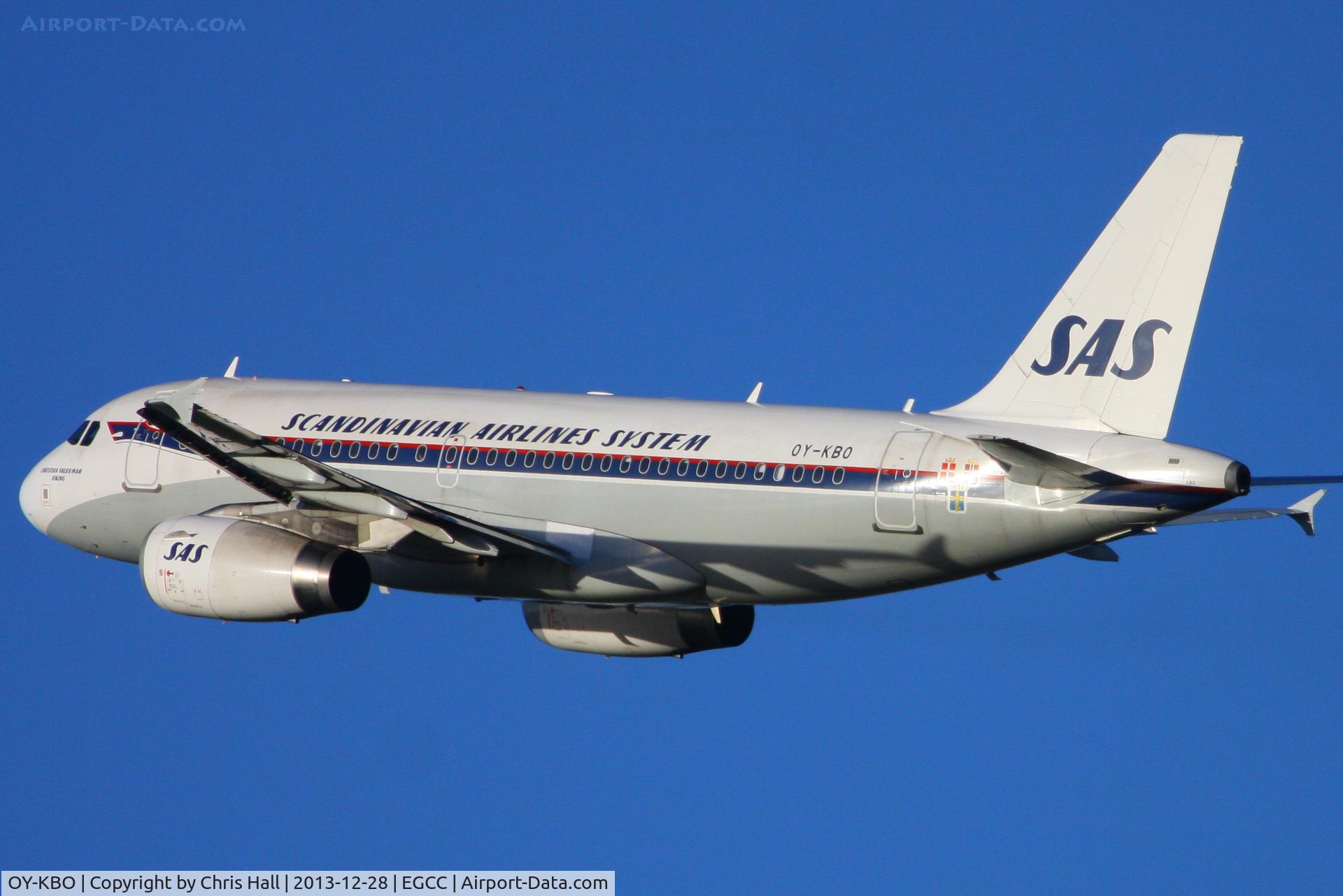 OY-KBO, 2006 Airbus A319-131 C/N 2850, Scandinavian Airlines retro scheme