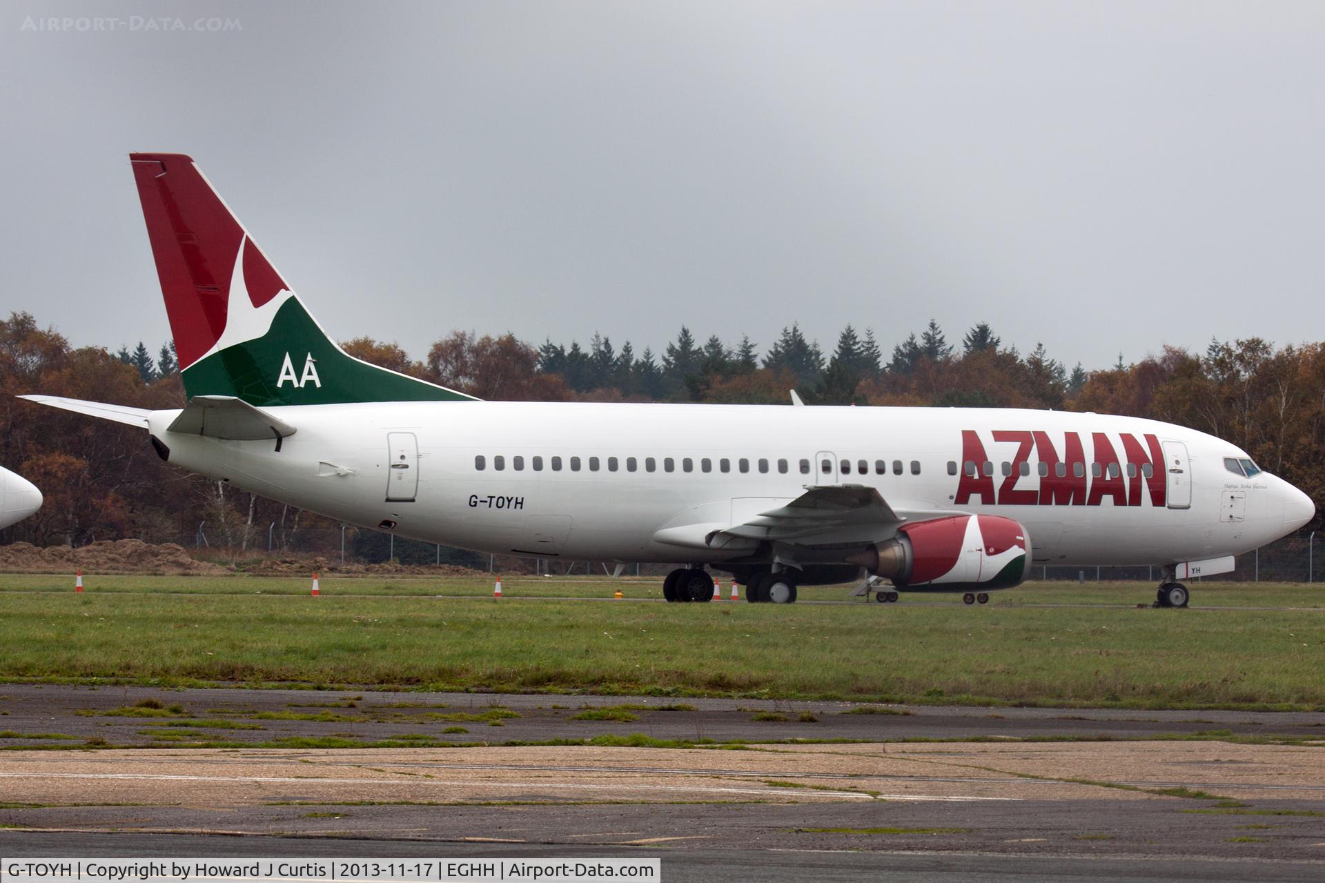 G-TOYH, 1998 Boeing 737-36N C/N 28570, Azman Air. Since to 5N-HAI.