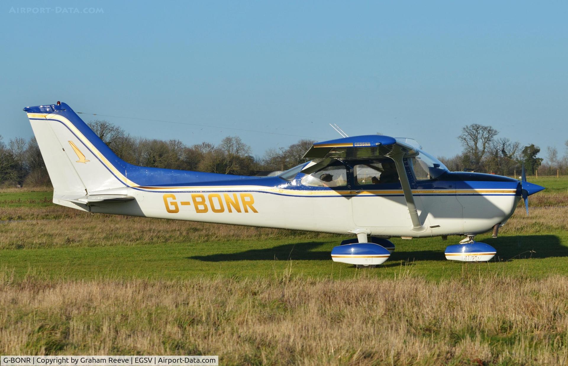 G-BONR, 1977 Cessna 172N Skyhawk C/N 172-68164, Just landed.