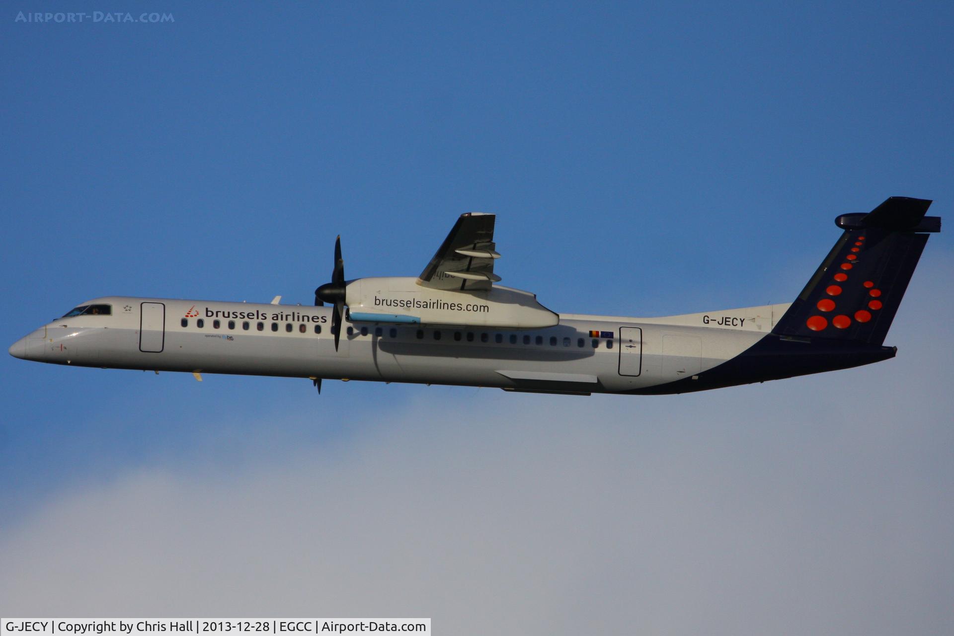 G-JECY, 2007 De Havilland Canada DHC-8-402Q Dash 8 C/N 4157, Brussels Airlines