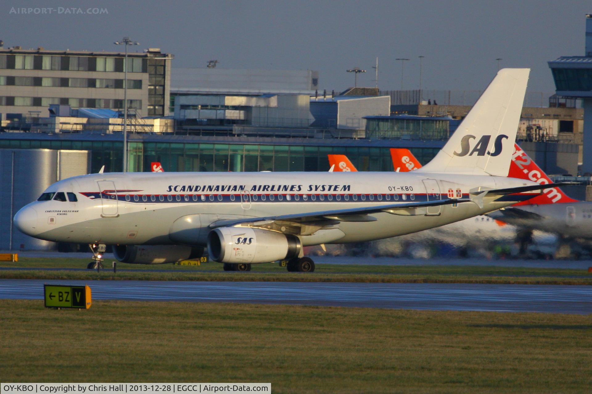 OY-KBO, 2006 Airbus A319-131 C/N 2850, Scandinavian Airlines retro scheme