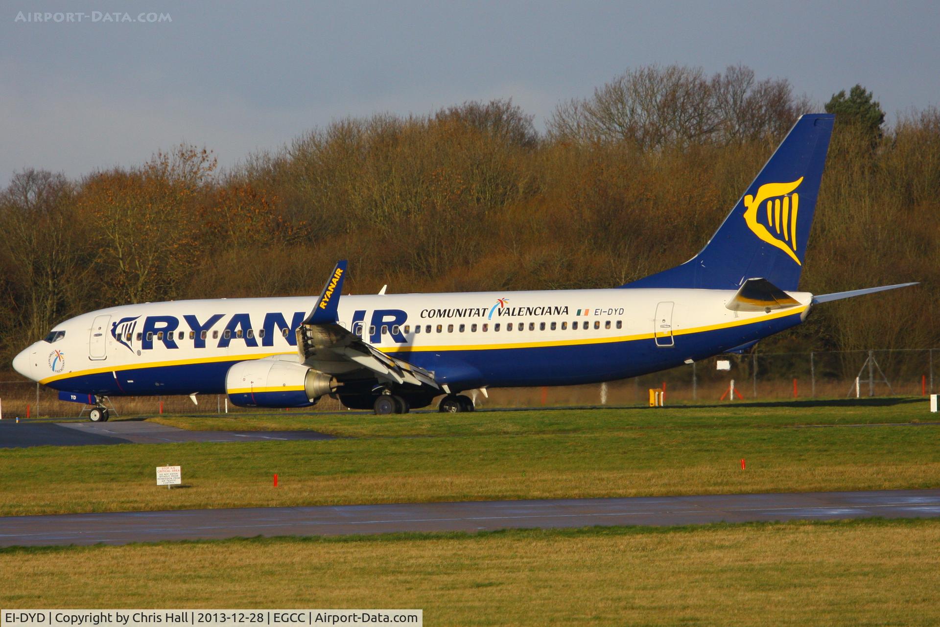 EI-DYD, 2008 Boeing 737-8AS C/N 33632, Ryanair