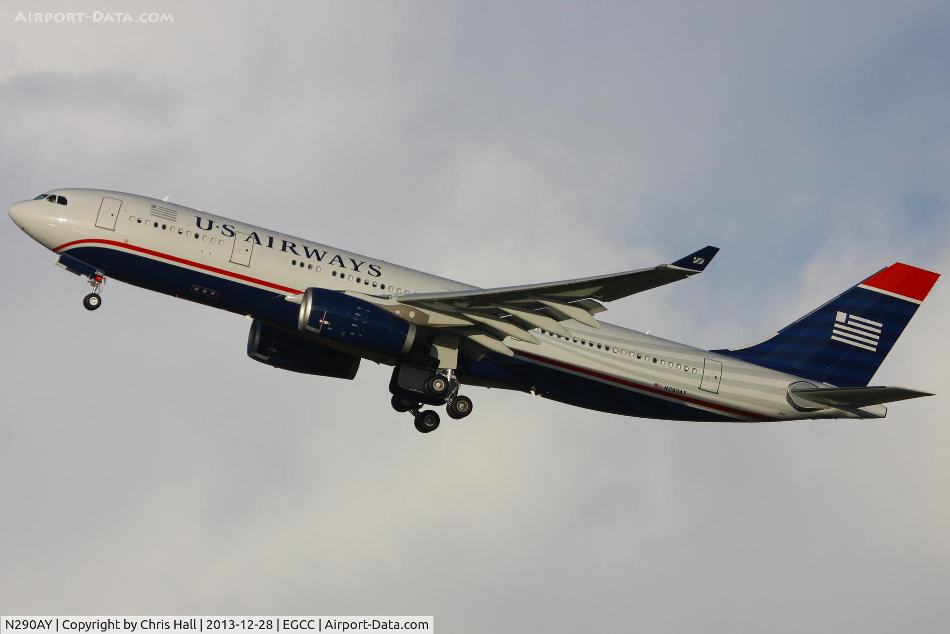 N290AY, 2013 Airbus A330-243 C/N 1480, US Airways
