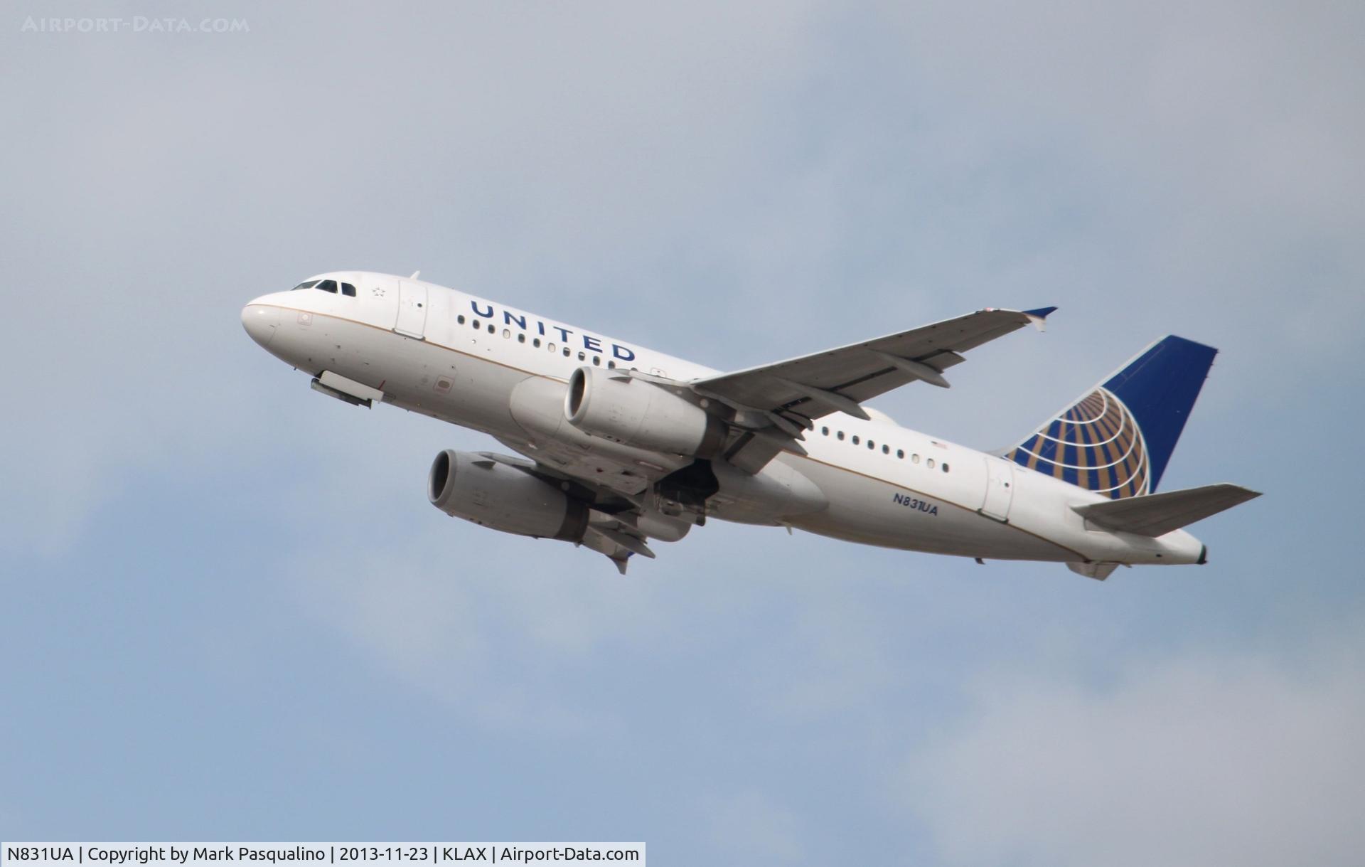 N831UA, 2000 Airbus A319-131 C/N 1291, Airbus A319
