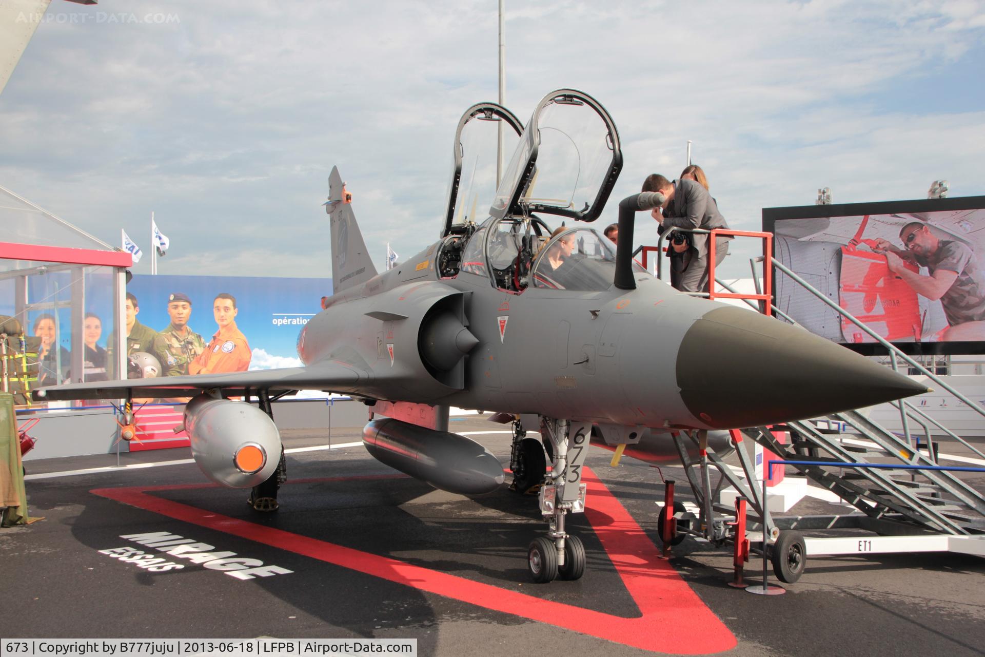 673, Dassault Mirage 2000D C/N 547, at SIAE 2013
