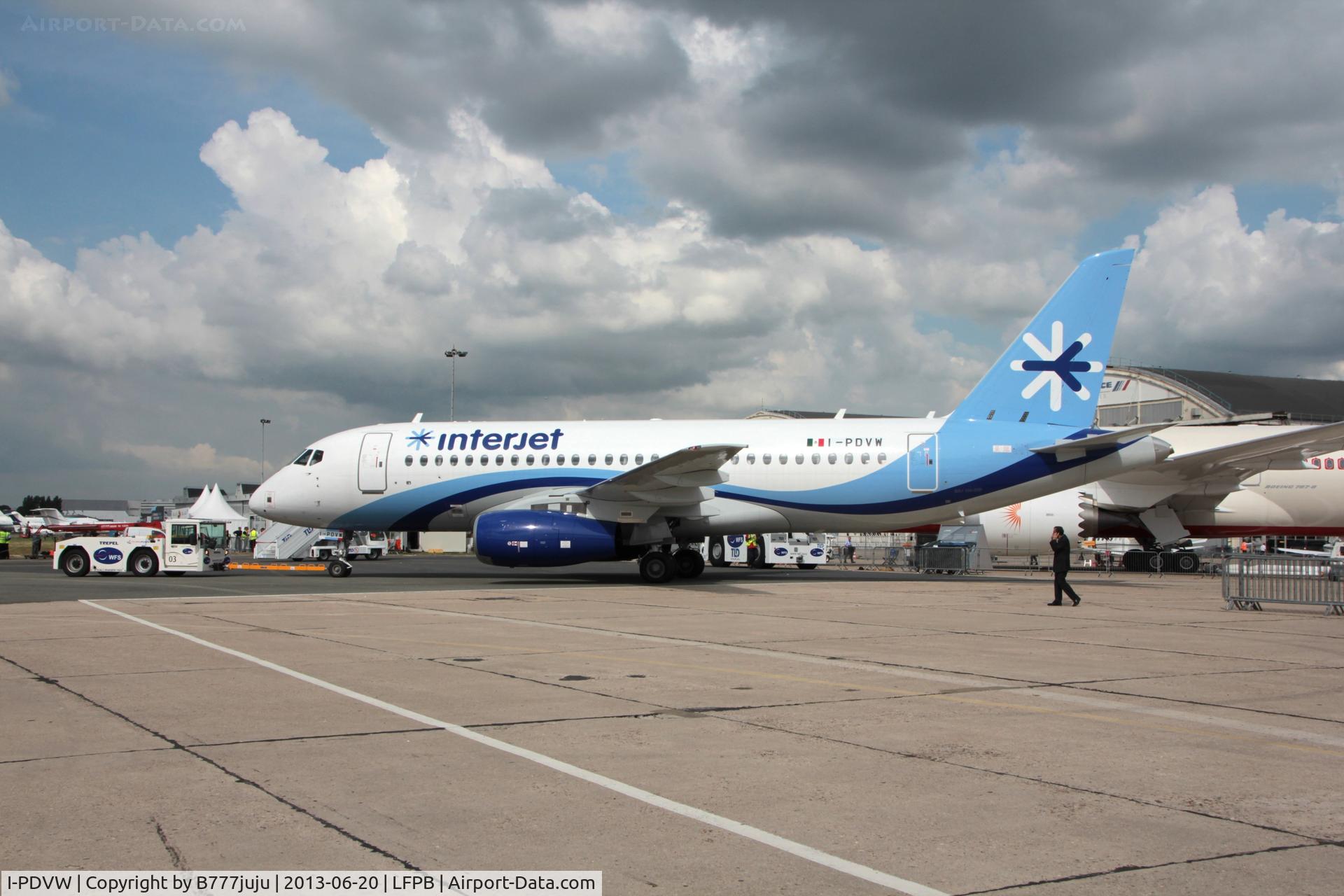 I-PDVW, 2012 Sukhoi Superjet 100-95 C/N 95023, at SIAE 2013