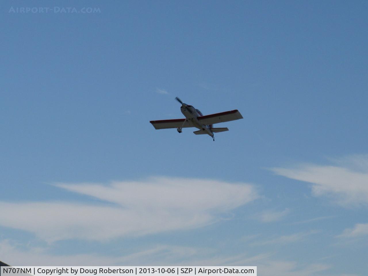 N707NM, 2003 Harmon Rocket II C/N 124, 2003 Davis HARMON ROCKET II, Lycoming IO-540 250 Hp, takeoff climb Rwy 04
