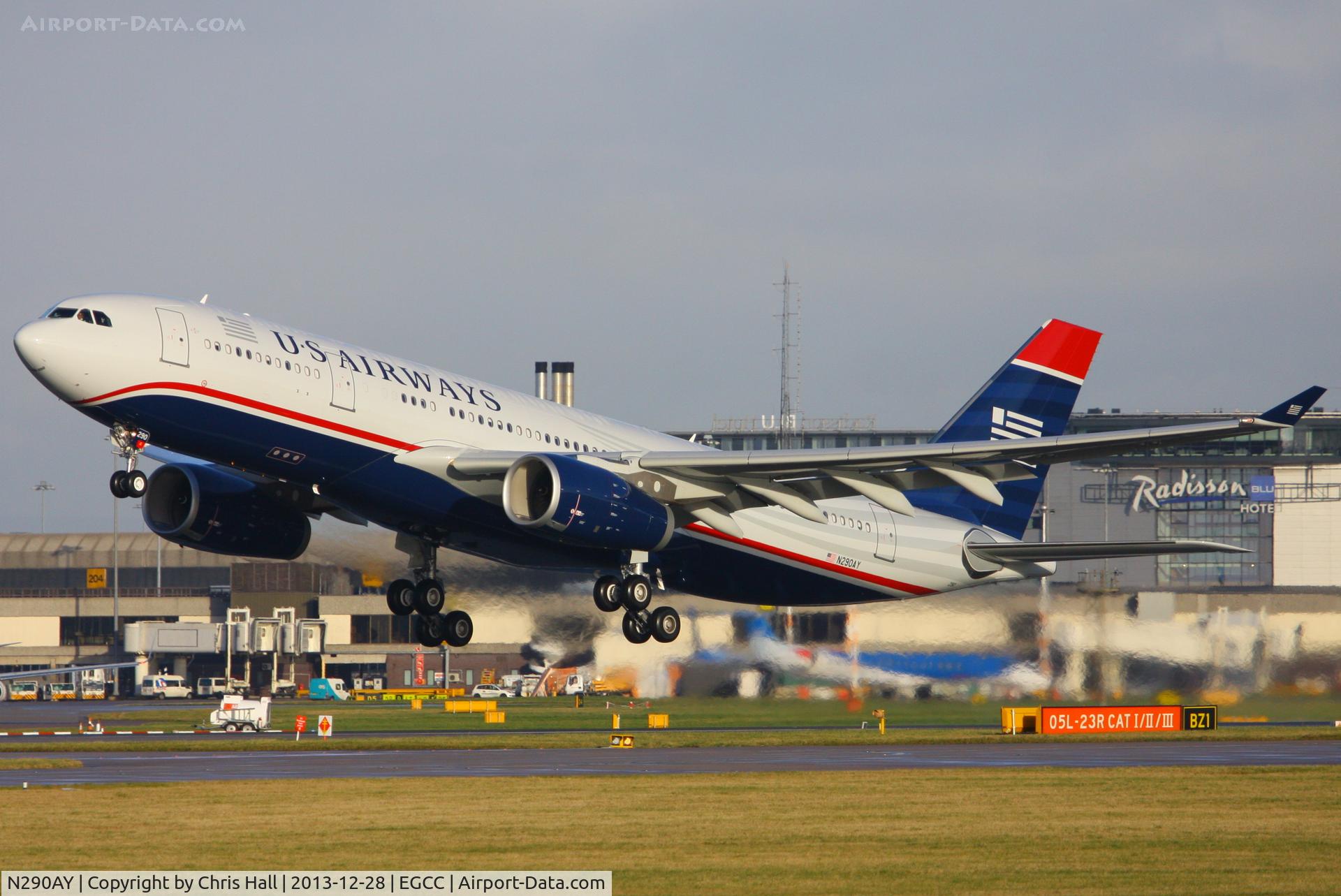 N290AY, 2013 Airbus A330-243 C/N 1480, US Airways