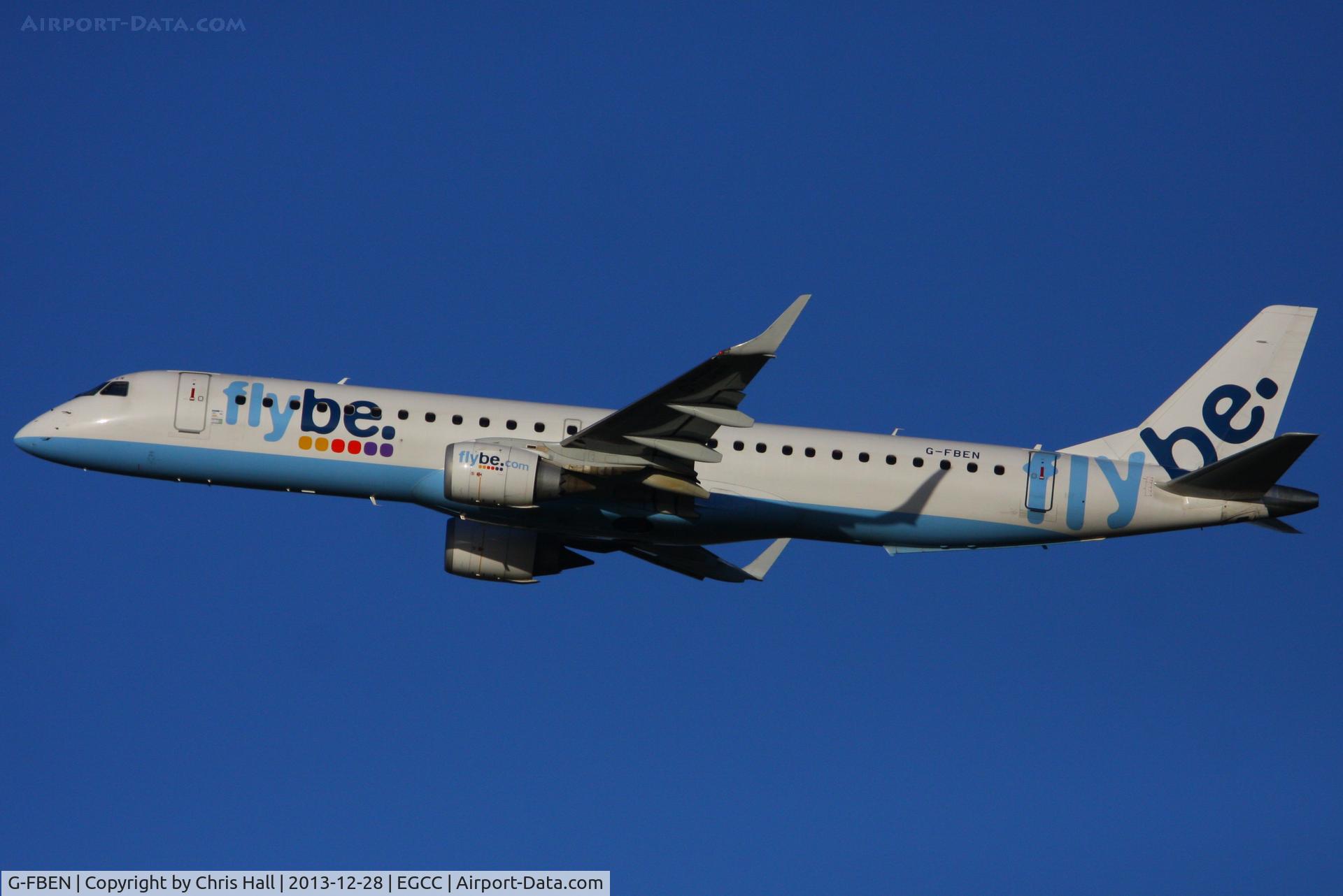 G-FBEN, 2008 Embraer 195LR (ERJ-190-200LR) C/N 19000213, flybe