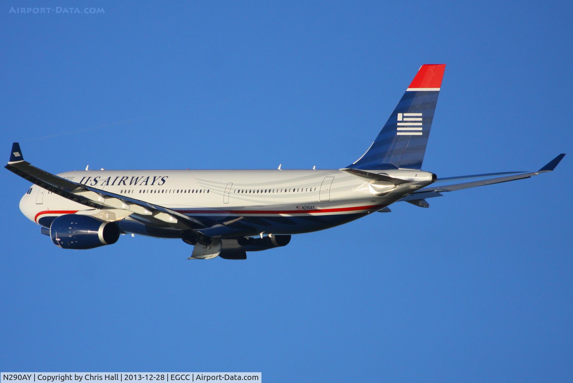 N290AY, 2013 Airbus A330-243 C/N 1480, US Airways