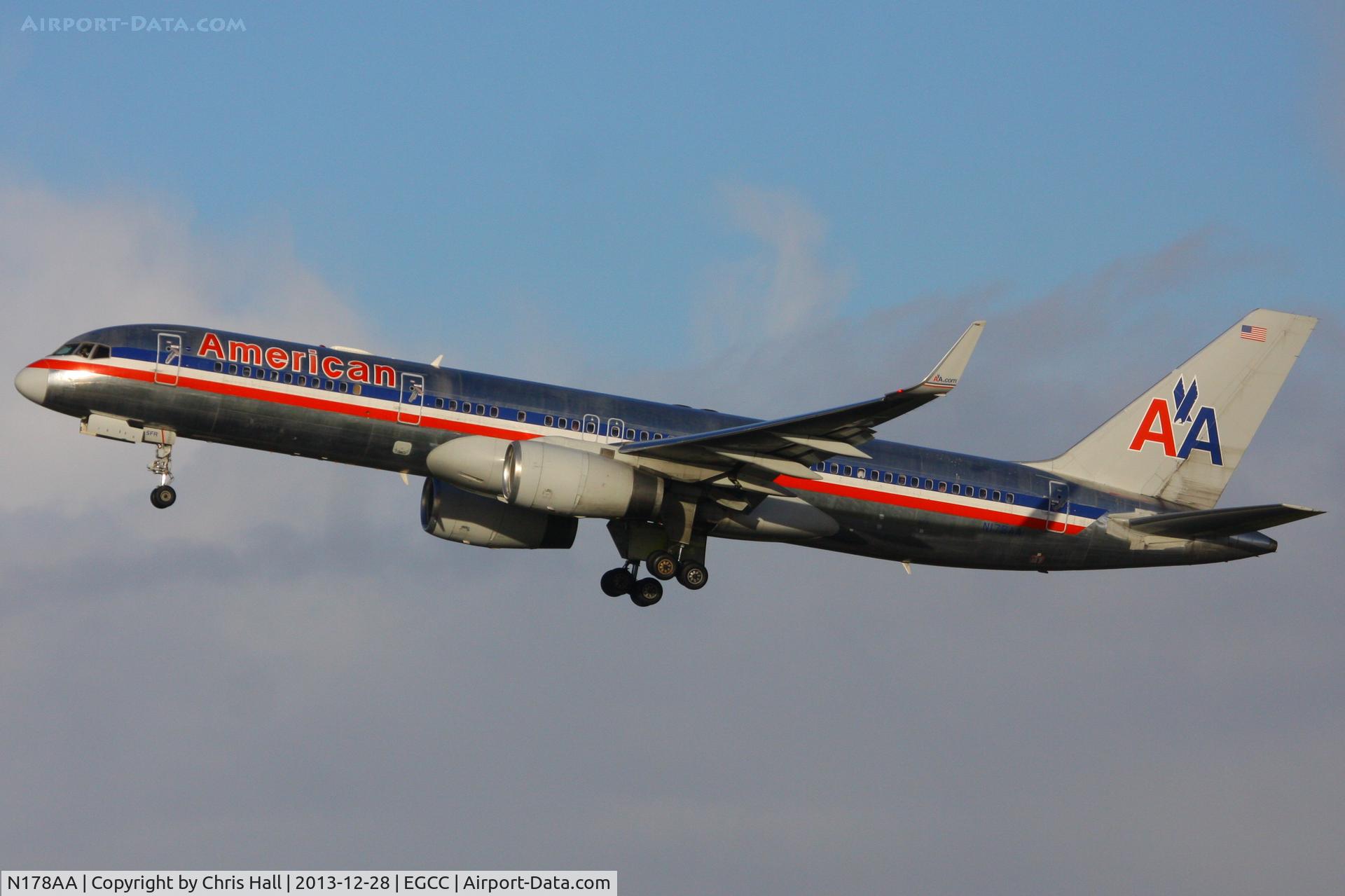 N178AA, 2002 Boeing 757-223 C/N 32398, American Airlines