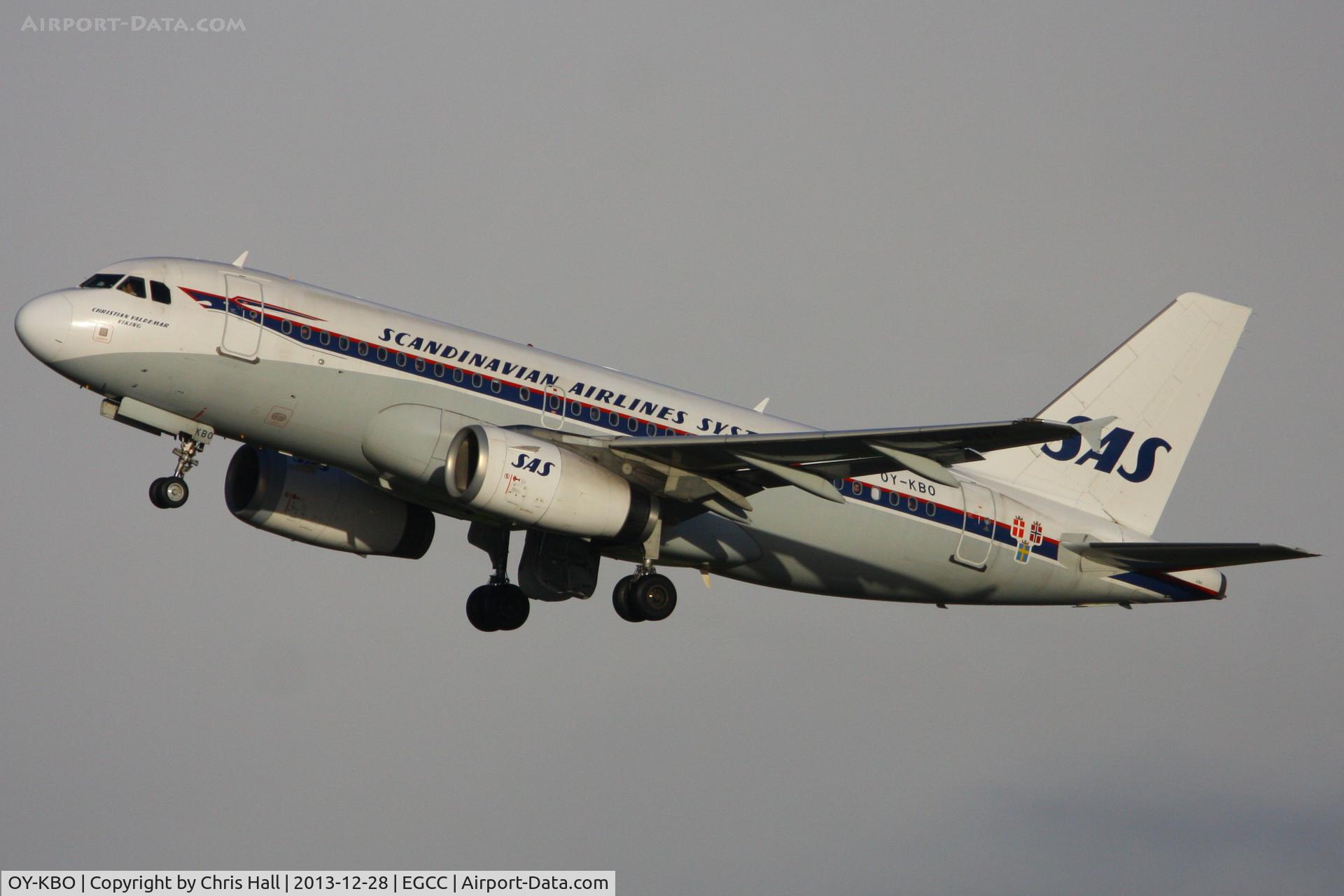 OY-KBO, 2006 Airbus A319-131 C/N 2850, Scandinavian Airlines retro scheme