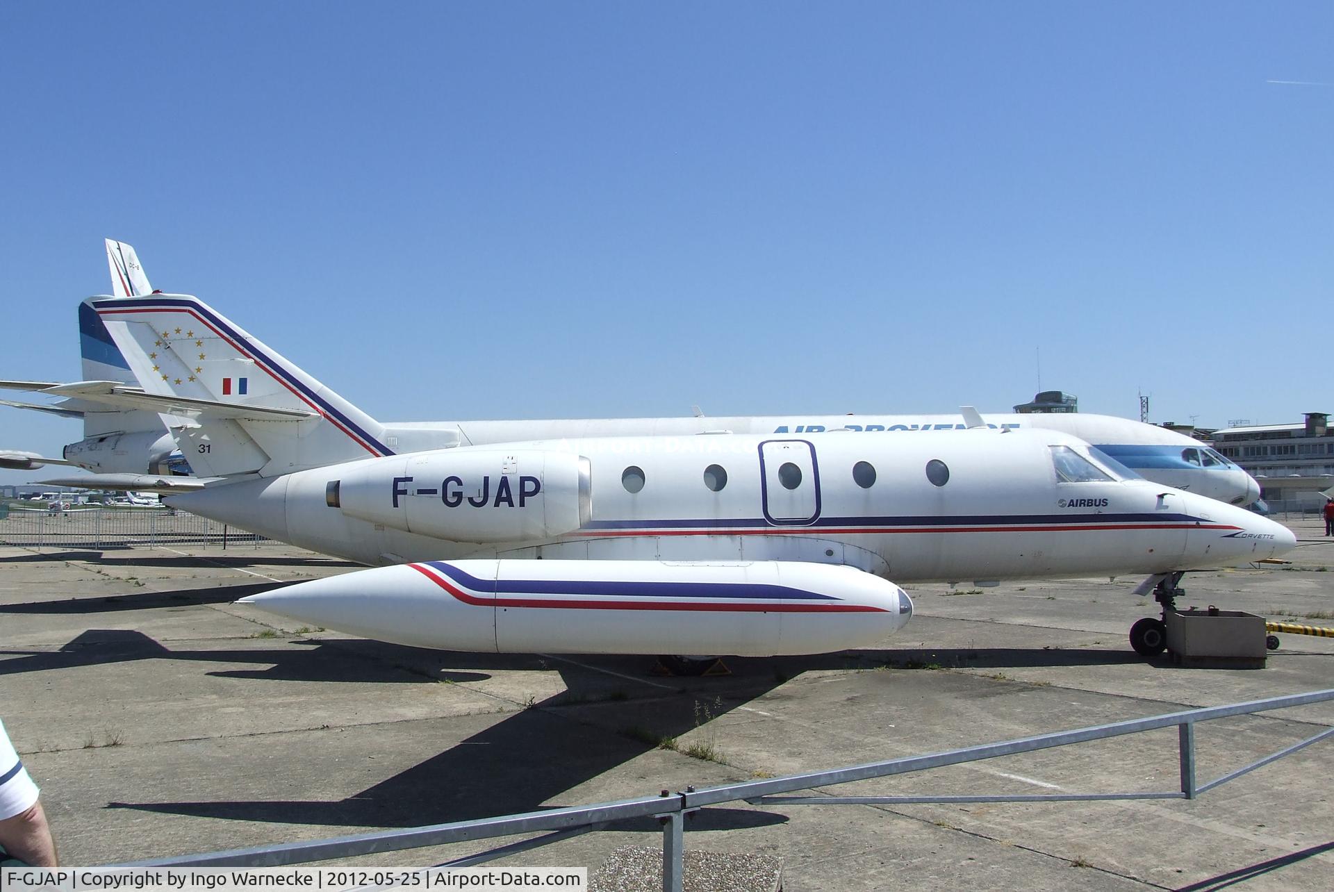 F-GJAP, Aerospatiale SN-601 Corvette 100 C/N 31, Aerospatiale SN.601 Corvette 100 at the Musee de l'Air, Paris/Le Bourget