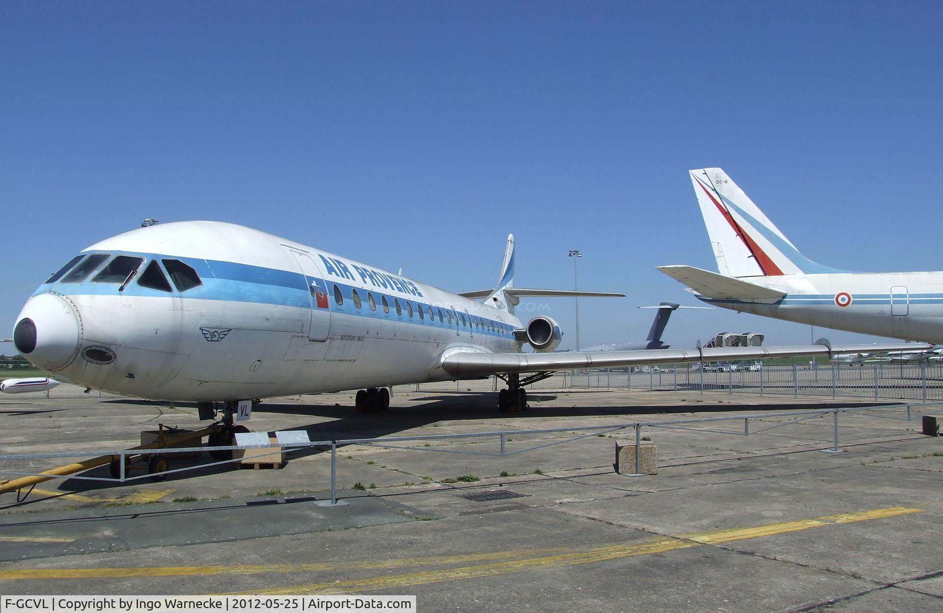 F-GCVL, 1972 Aerospatiale SE-210 Caravelle  12 C/N 273, Aerospatiale SE.210 Caravelle 12 at the Musee de l'Air, Paris/Le Bourget