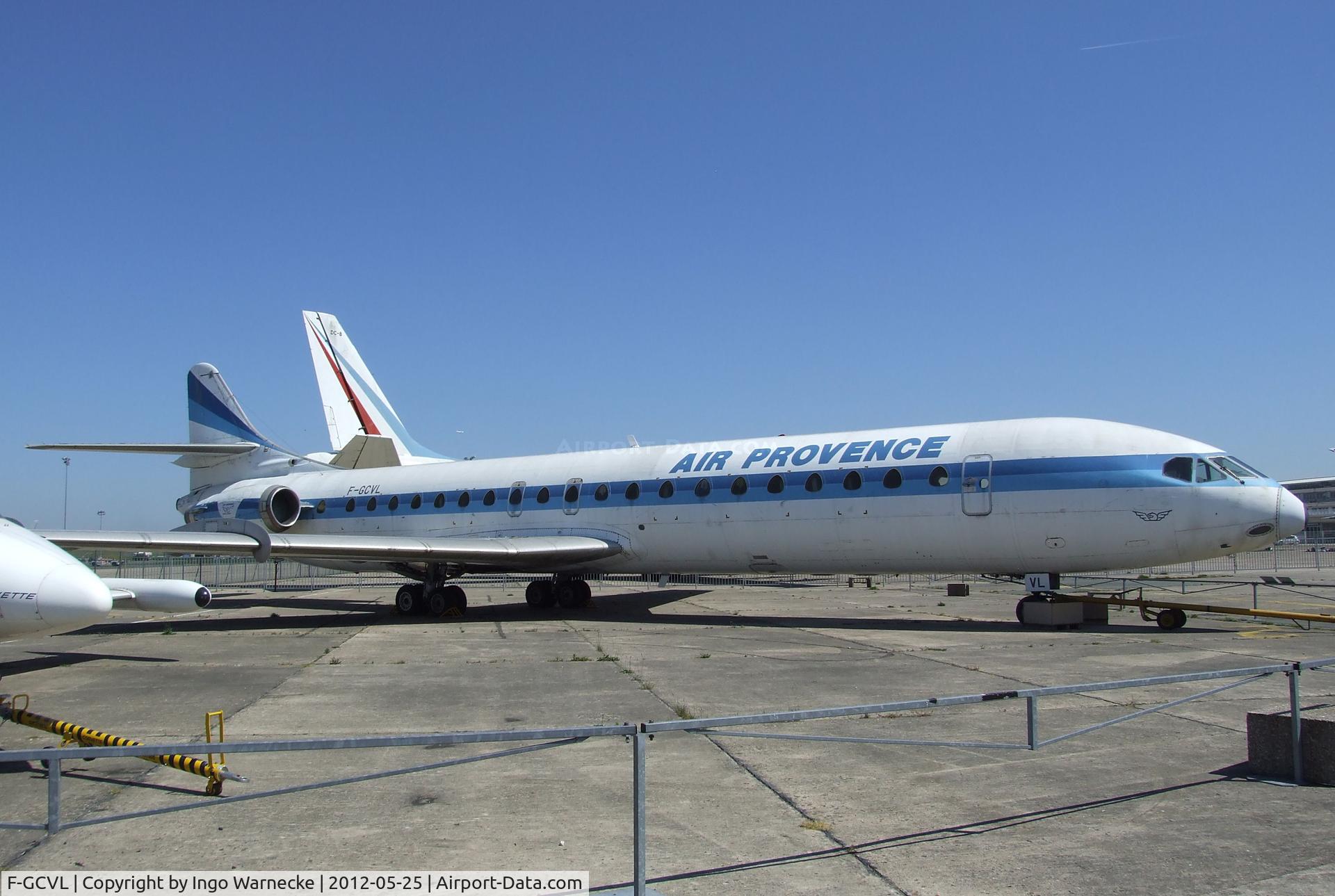 F-GCVL, 1972 Aerospatiale SE-210 Caravelle  12 C/N 273, Aerospatiale SE.210 Caravelle 12 at the Musee de l'Air, Paris/Le Bourget