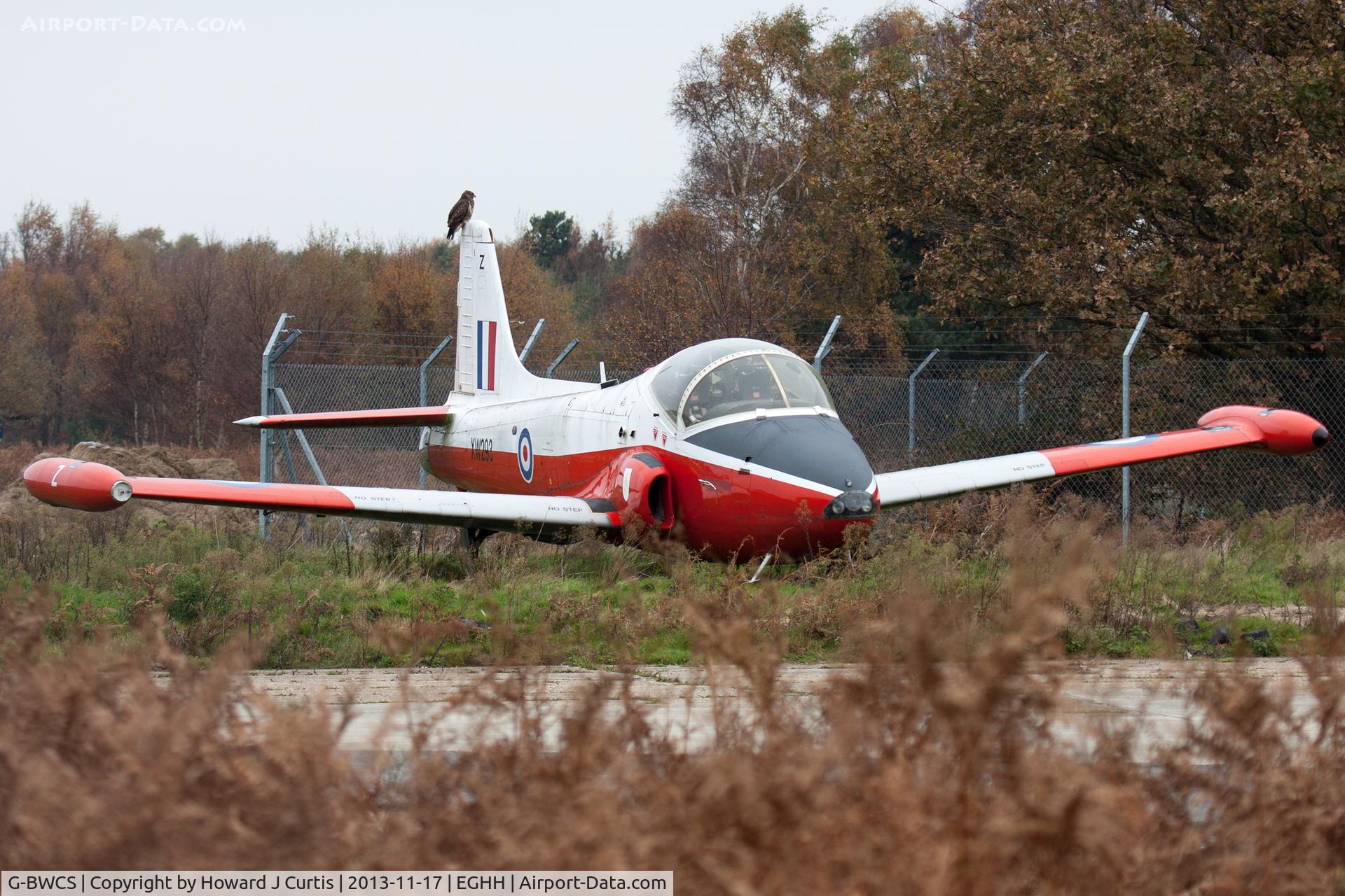G-BWCS, 1971 BAC 84 Jet Provost T.5 C/N EEP/JP/957, Painted as XW293, a resident here.