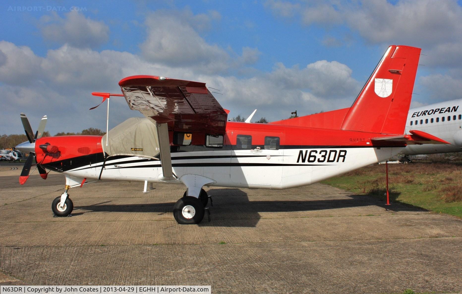 N63DR, 2010 Quest Kodiak 100 C/N 100-0045, Visitor at BHL