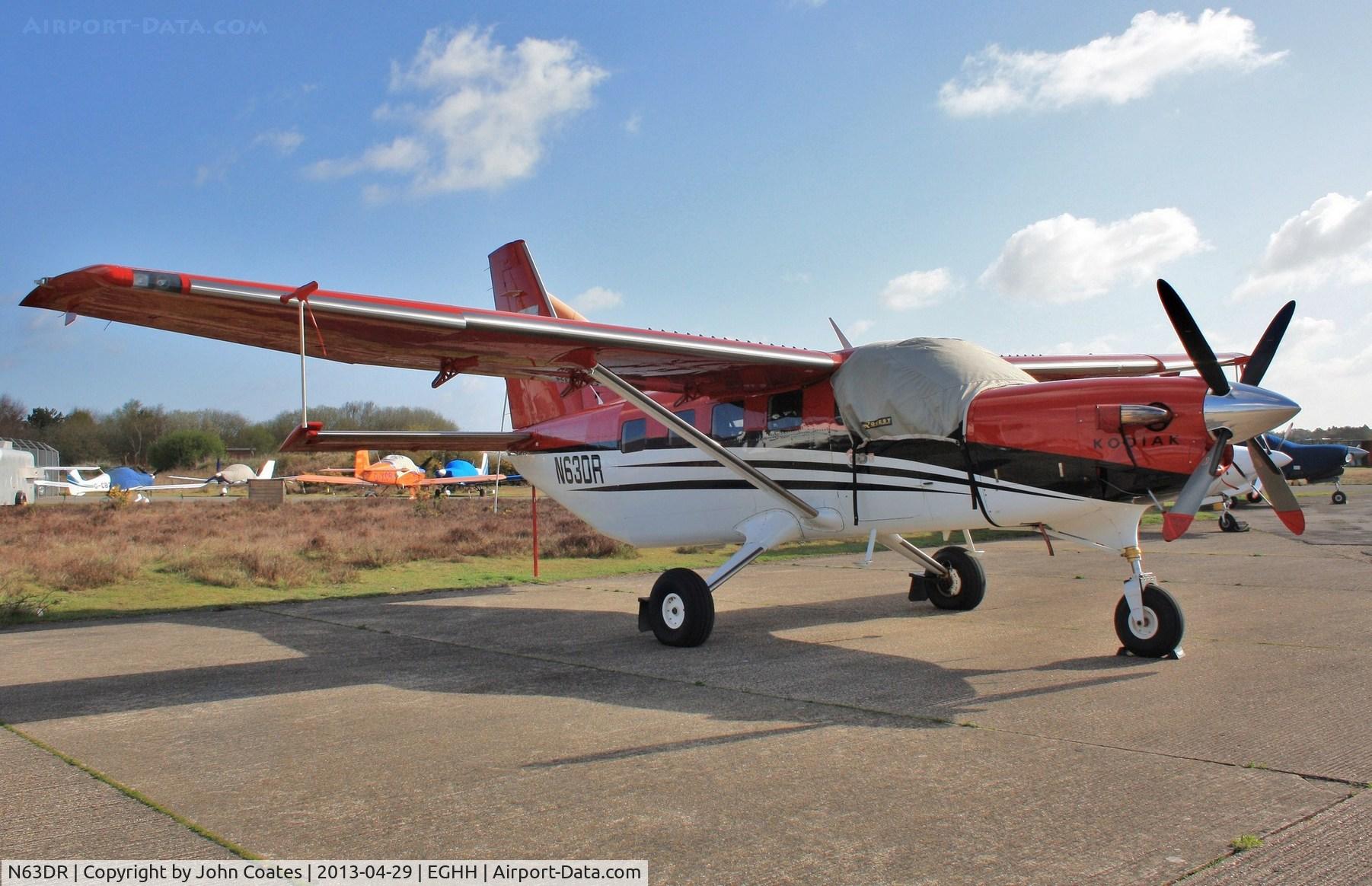 N63DR, 2010 Quest Kodiak 100 C/N 100-0045, Parked at BHL