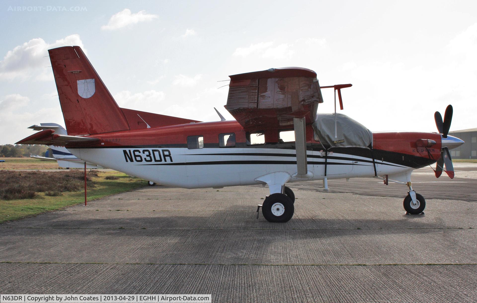 N63DR, 2010 Quest Kodiak 100 C/N 100-0045, Parked at BHL