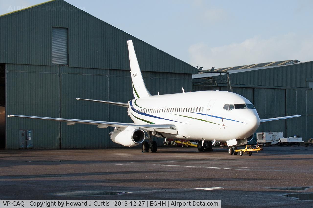 VP-CAQ, 1981 Boeing 737-2V6 C/N 22431, Parked on the European apron in the sun.