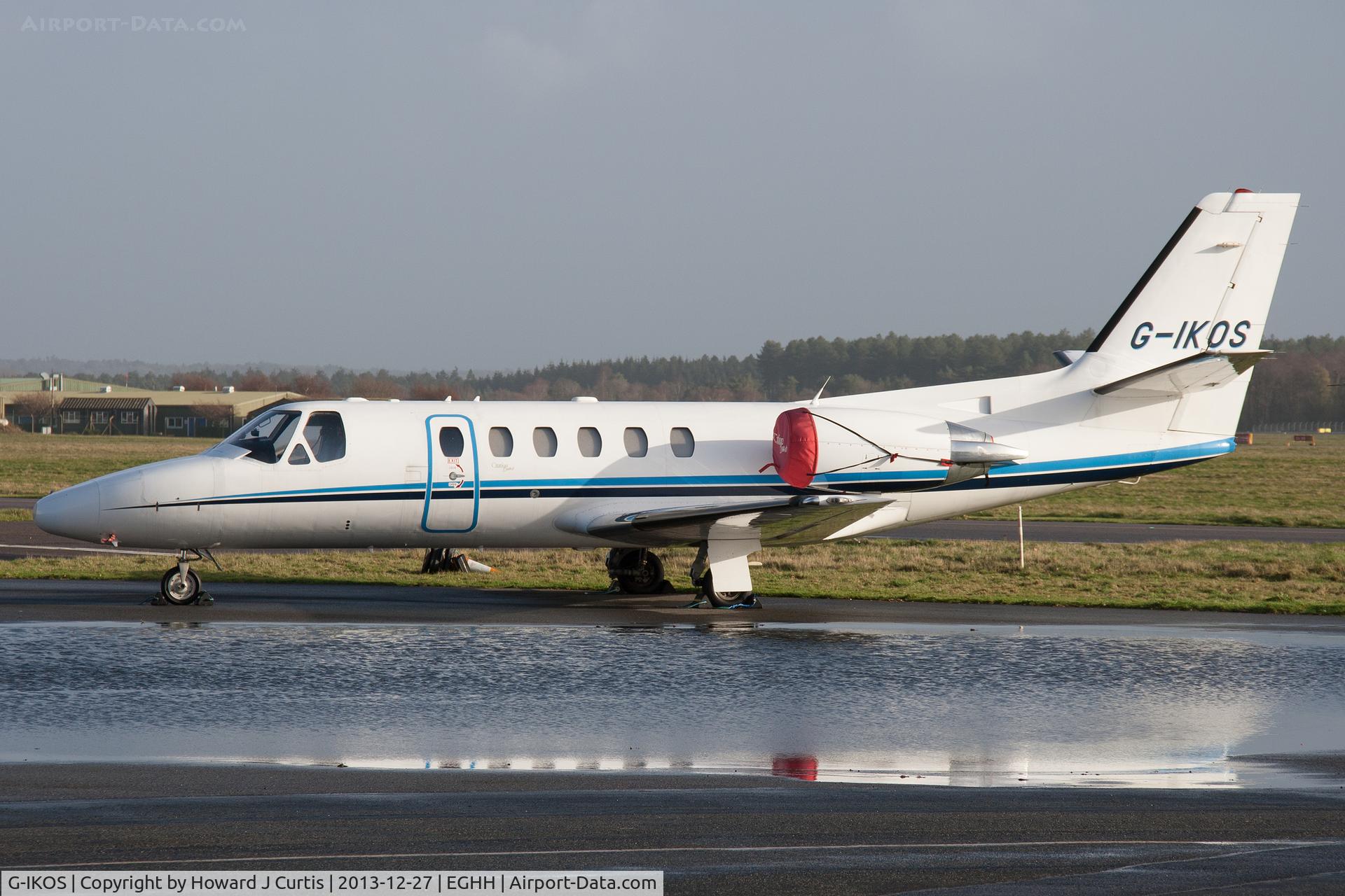 G-IKOS, 2001 Cessna 550 Citation Bravo C/N 550-0957, A watery scene!