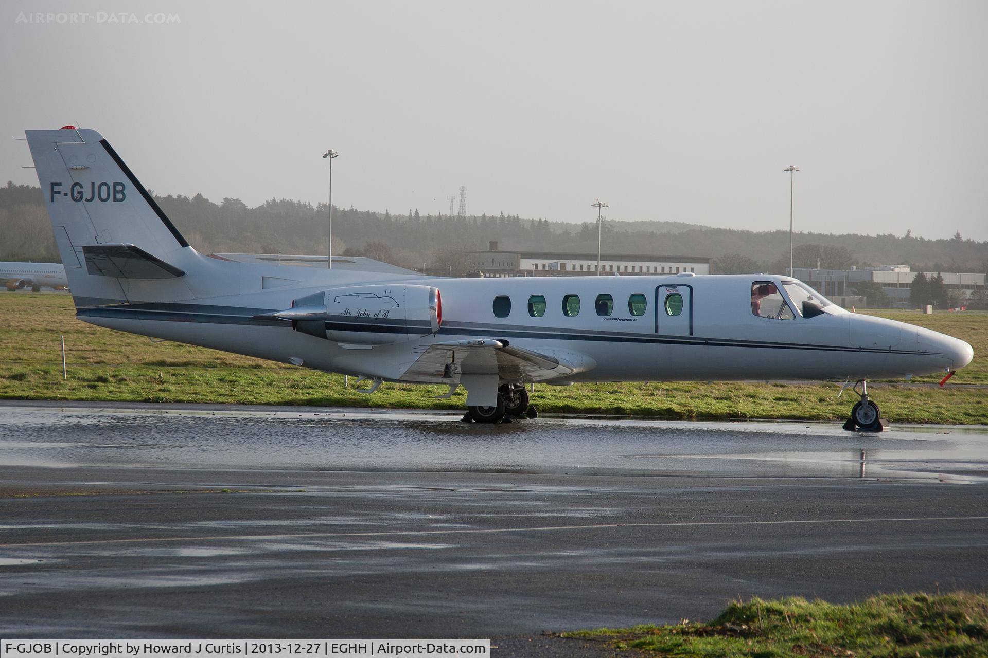 F-GJOB, 1980 Cessna 551 Citation II SP C/N 551-0174, Named 'Mr John of B'. My 6000th image on Airport-Data.com.