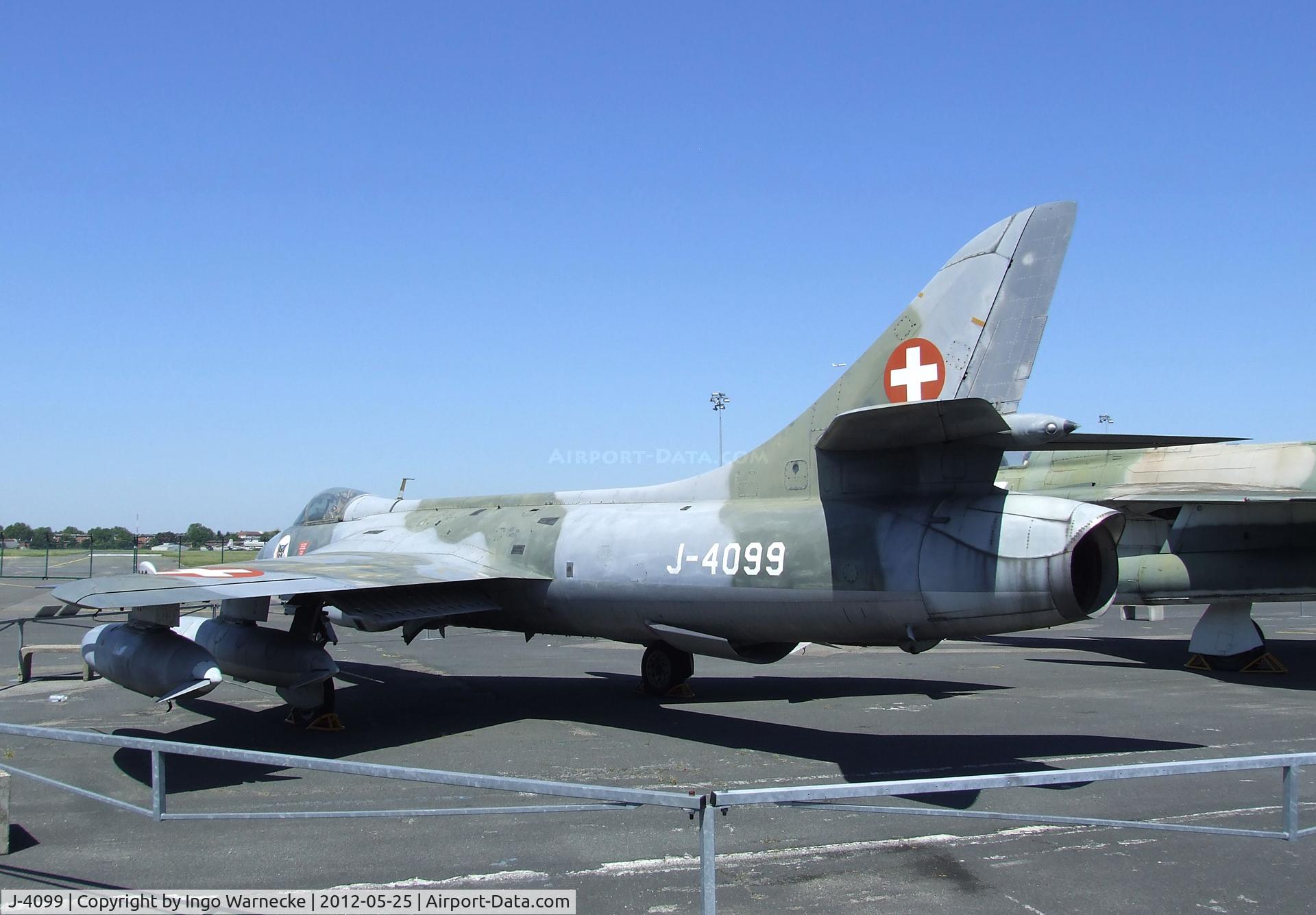J-4099, 1959 Hawker Hunter F.58 C/N 41H-697466, Hawker Hunter F58 at the Musee de l'Air, Paris/Le Bourget