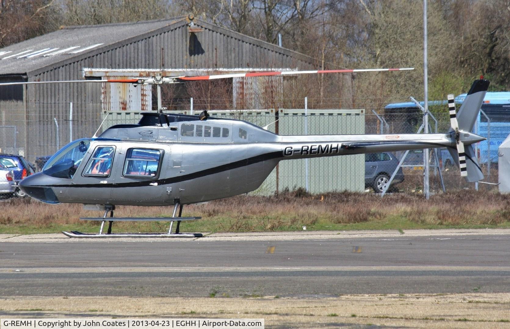 G-REMH, 2007 Bell 206B JetRanger III C/N 4626, Visitor at BHL