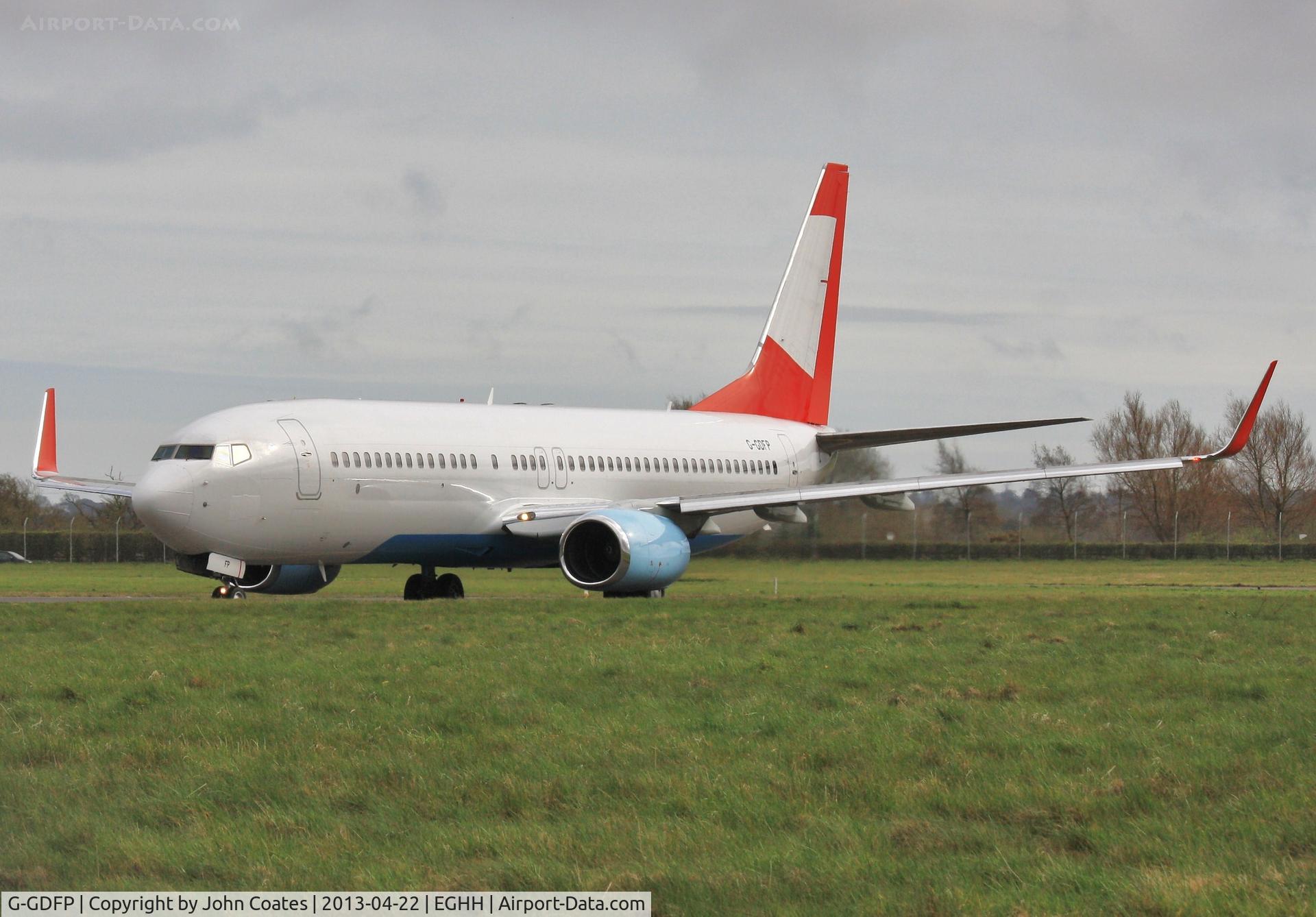 G-GDFP, 1998 Boeing 737-8Z9 C/N 28177, Arriving for repaint to Jet 2 livery.