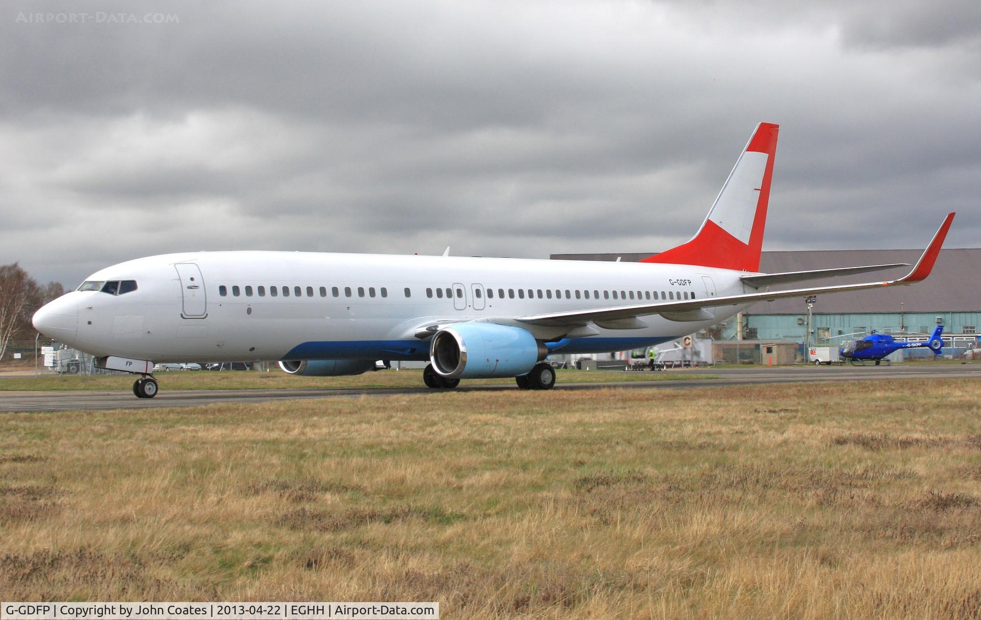 G-GDFP, 1998 Boeing 737-8Z9 C/N 28177, Arriving at European for repaint