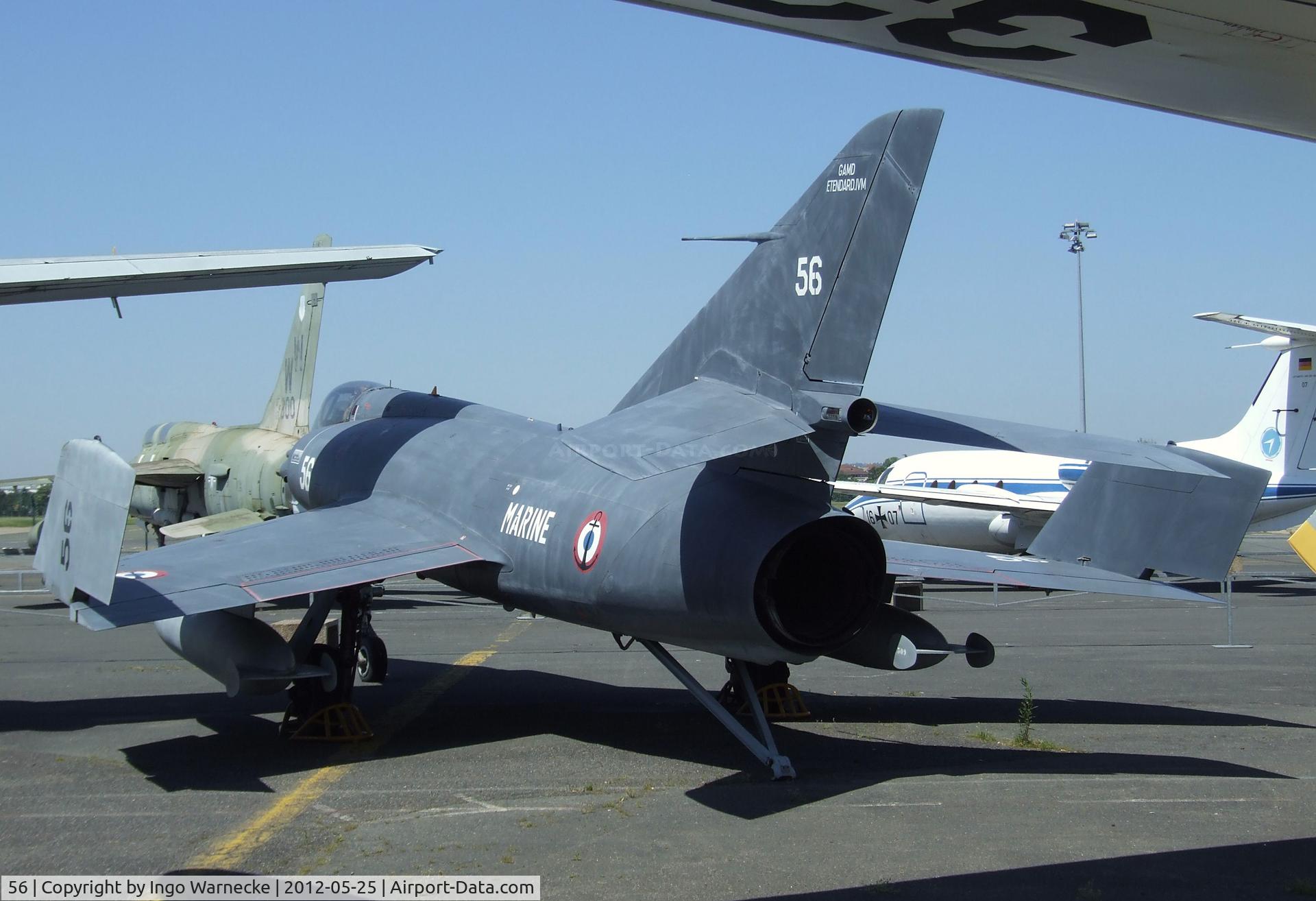 56, Dassault Etendard IV.M C/N 56, Dassault Etendard IV M at the Musee de l'Air, Paris/Le Bourget