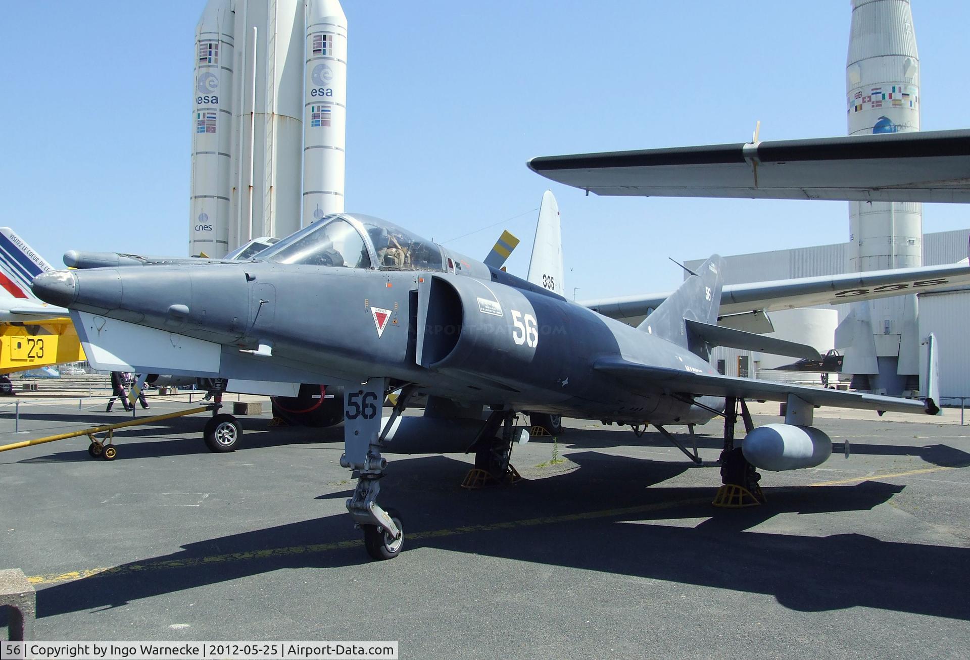 56, Dassault Etendard IV.M C/N 56, Dassault Etendard IV M at the Musee de l'Air, Paris/Le Bourget